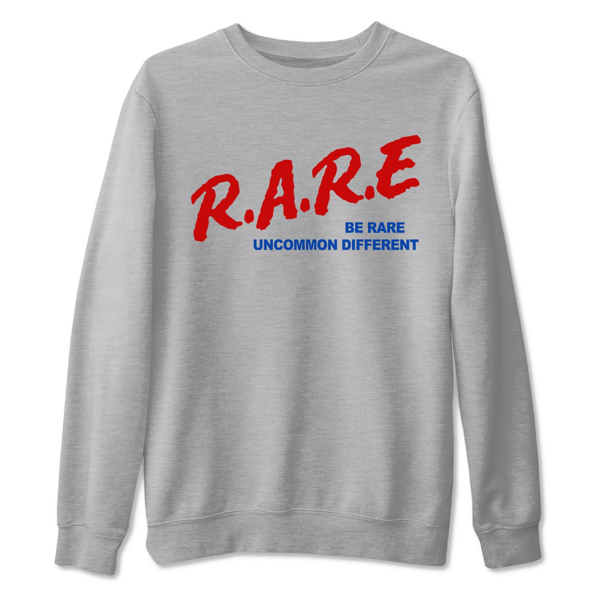 4s Rare Air shirts to match jordans Be Rare Uncommon Different sneaker match tees Air Jordan 4 Rare Air match shoes to clothes Drip Gear Zone unisex cotton Heather Grey 2 shirts