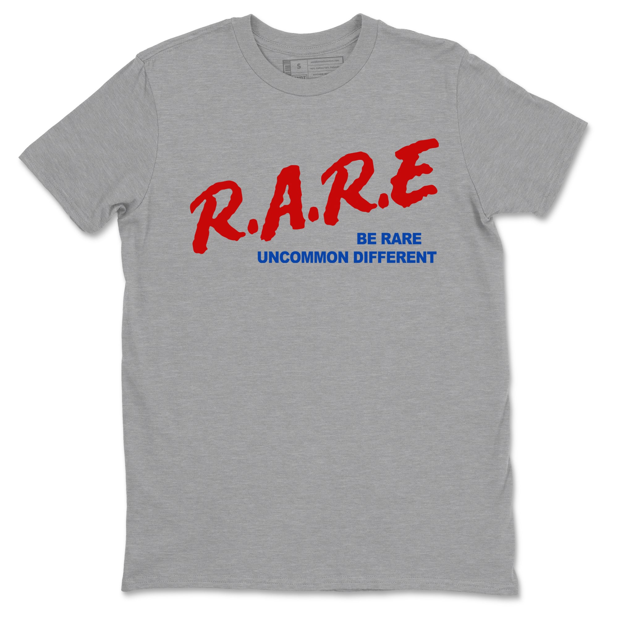 4s Rare Air shirts to match jordans Be Rare Uncommon Different sneaker match tees Air Jordan 4 Rare Air match shoes to clothes Drip Gear Zone unisex cotton Heather Grey 2 shirts
