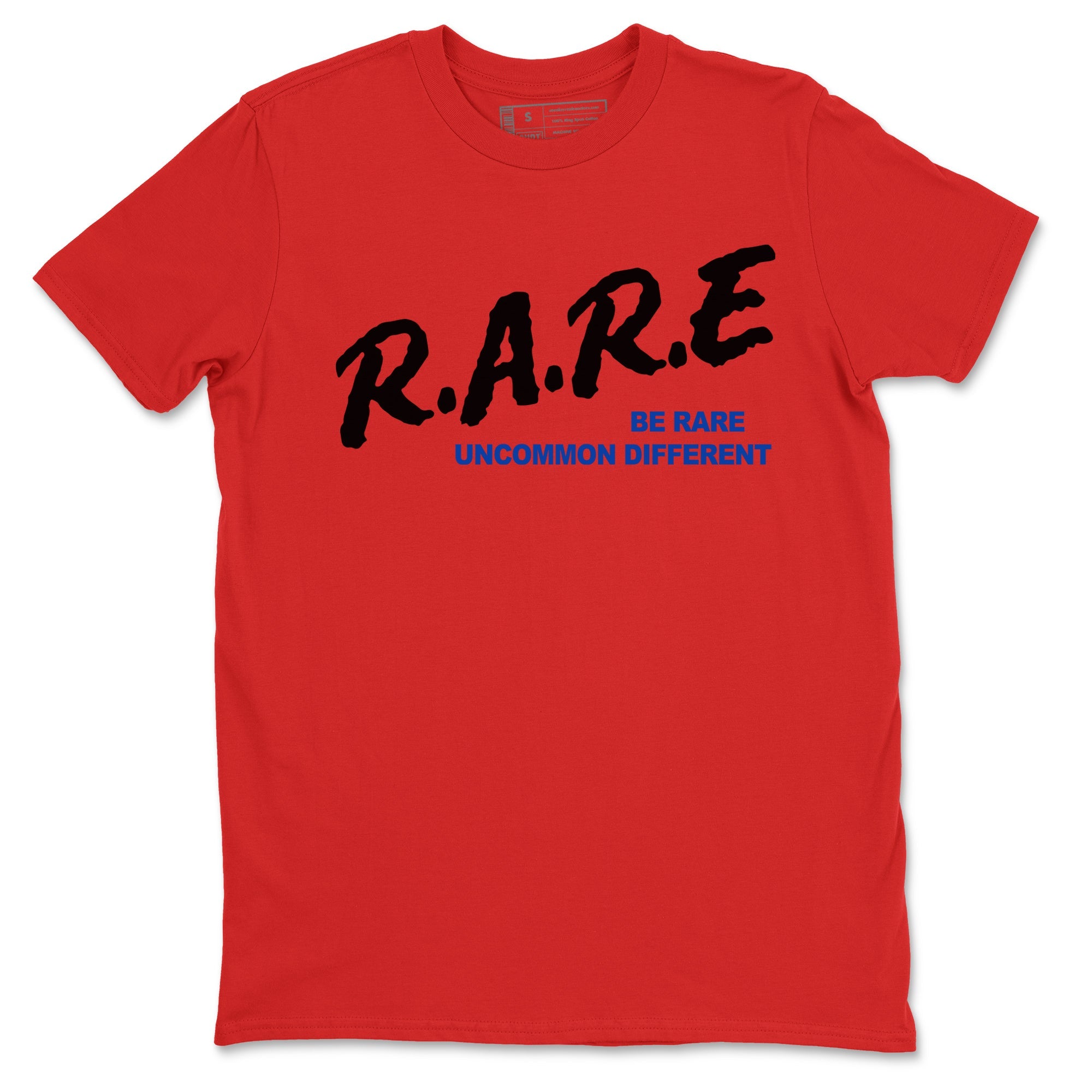 4s Rare Air shirts to match jordans Be Rare Uncommon Different sneaker match tees Air Jordan 4 Rare Air match shoes to clothes Drip Gear Zone unisex cotton Red 2 shirts
