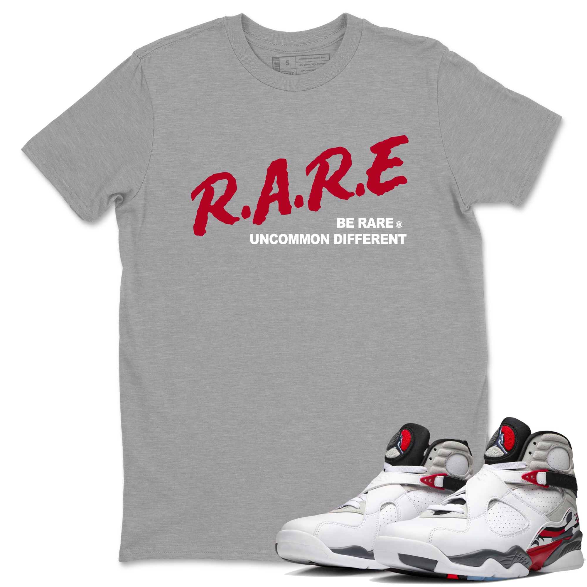 Sneaker Threads  Sneaker Tees To Match Air Jordan 8 Bunny  Be Rare Uncommon Different Graphic Tee Heather Grey 1. Perfect for Jordan releases 2025 colorways.