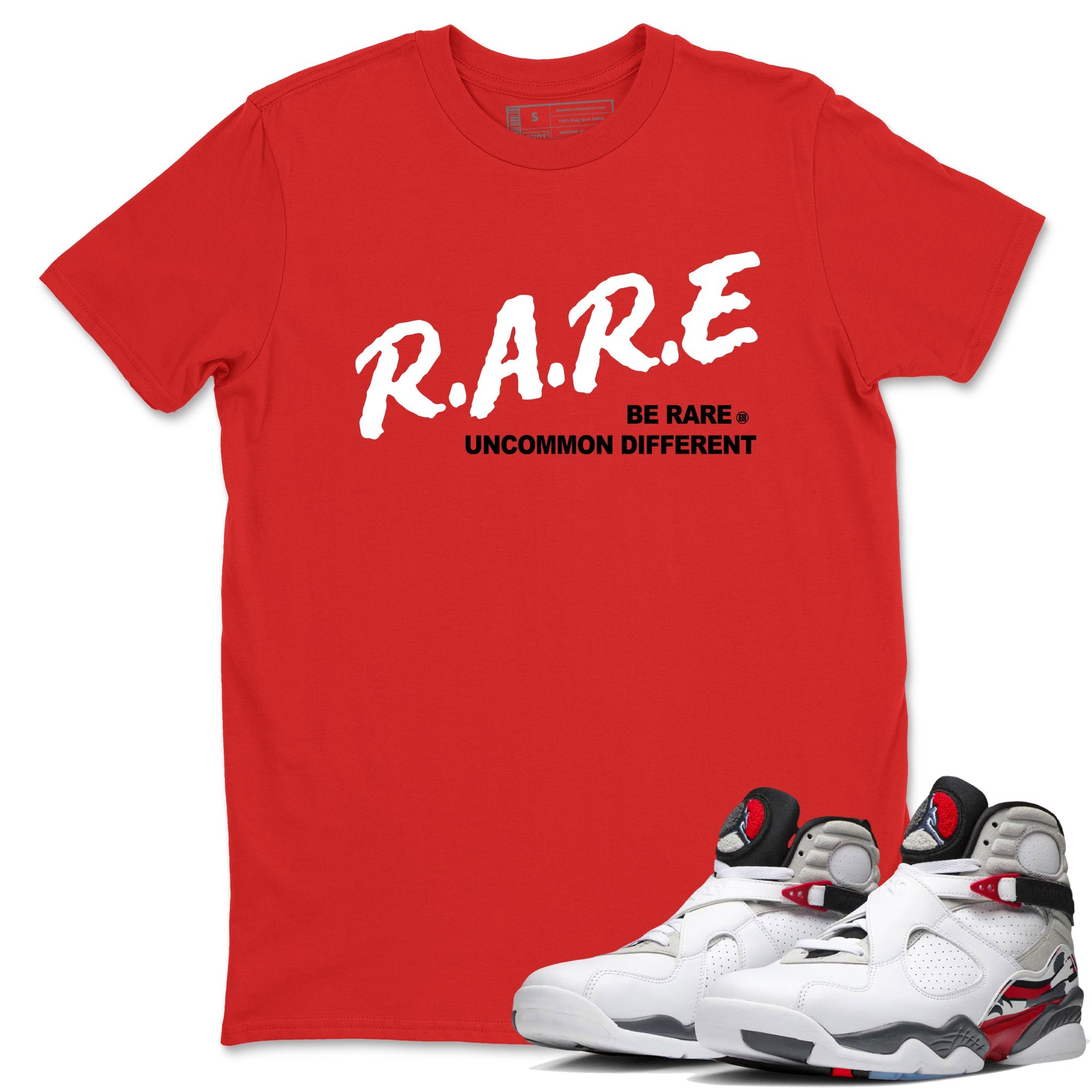 Sneaker Threads  Sneaker Tees To Match Air Jordan 8 Bunny  Be Rare Uncommon Different Graphic Tee Red 1. Perfect for Jordan releases 2025 colorways.