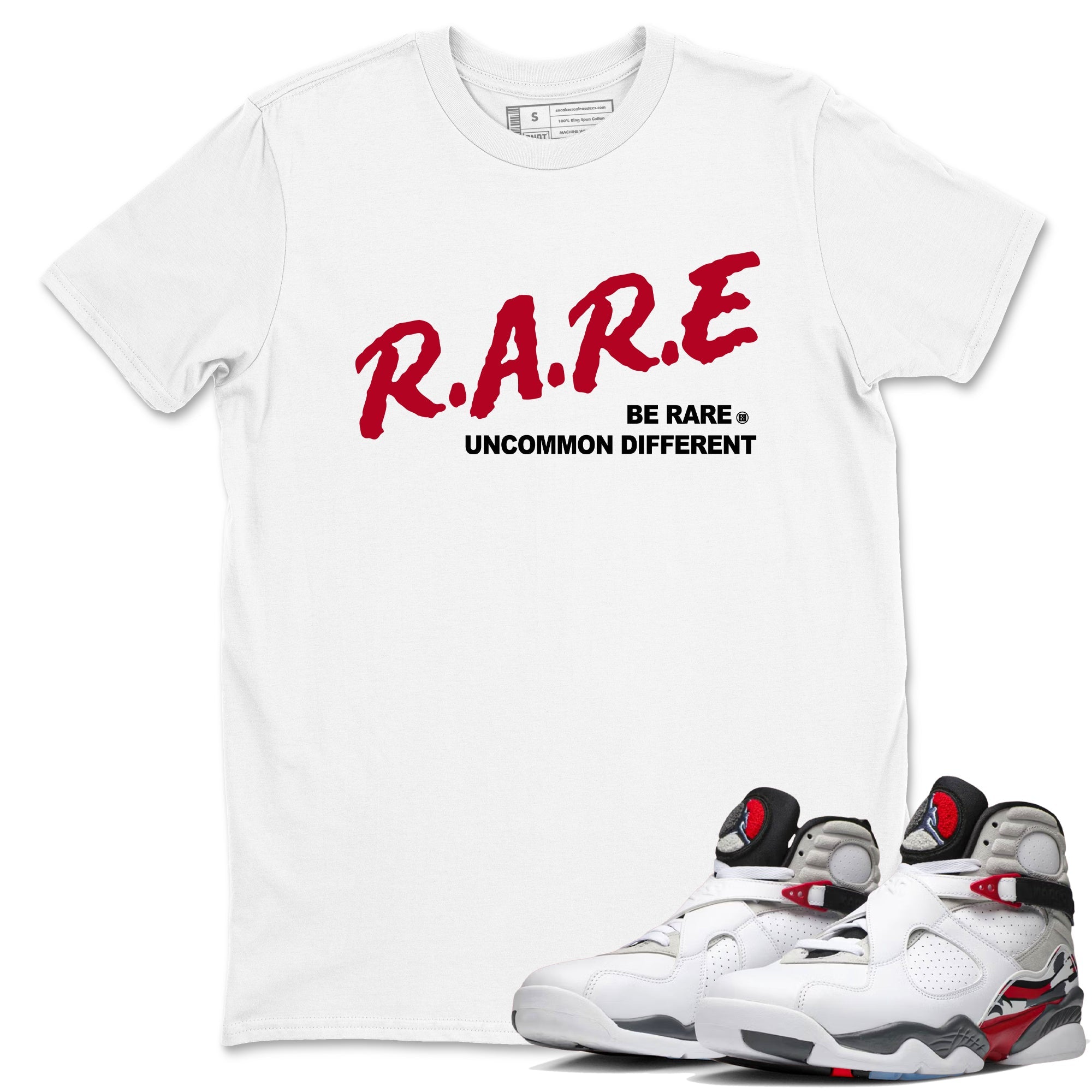 Sneaker Threads  Sneaker Tees To Match Air Jordan 8 Bunny  Be Rare Uncommon Different Graphic Tee White 1. Perfect for Jordan releases 2025 colorways.