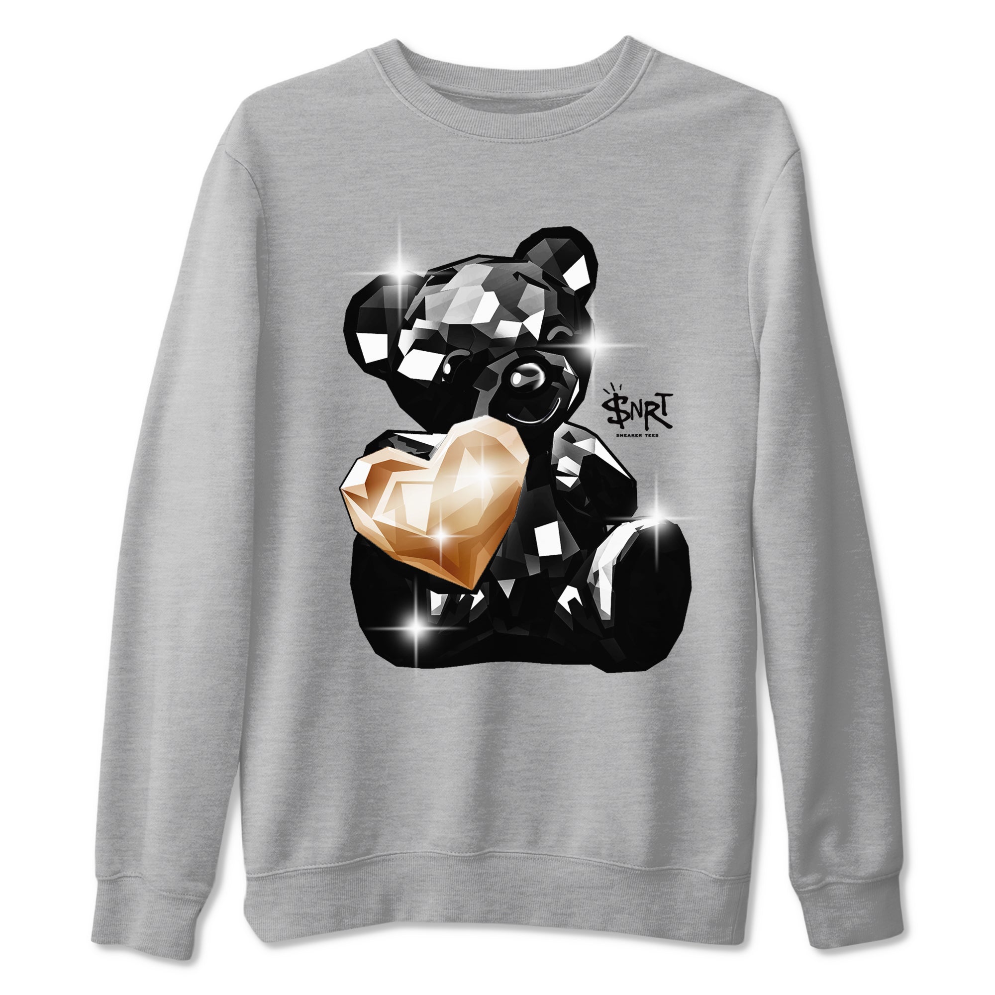 Foams One Metallic Copper shirts to match jordans Bear Germs sneaker match tees Air Foamposite One Metallic Copper match shoes to clothes Drip Gear Zone unisex cotton Heather Grey 2 shirts