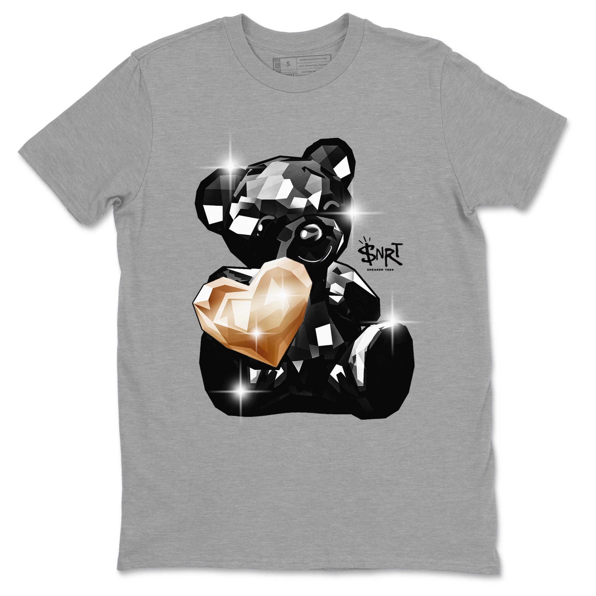 Foams One Metallic Copper shirts to match jordans Bear Germs sneaker match tees Air Foamposite One Metallic Copper match shoes to clothes Drip Gear Zone unisex cotton Heather Grey 2 shirts