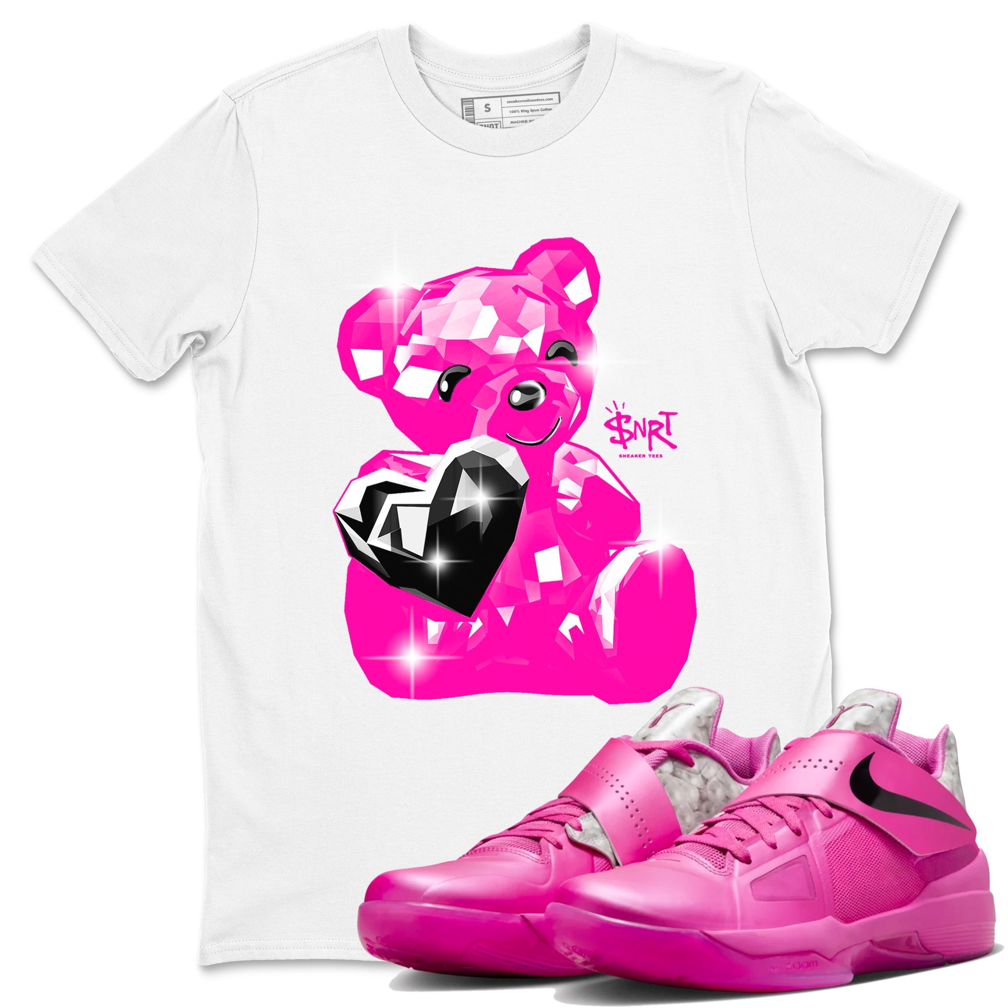 Nike KD 4 Retro Aunt Pearl shirts to match jordans Bear Germs sneaker match tees Nike KD 4 Aunt Pearl match shoes to clothes Drip Gear Zone unisex cotton White 1 shirts