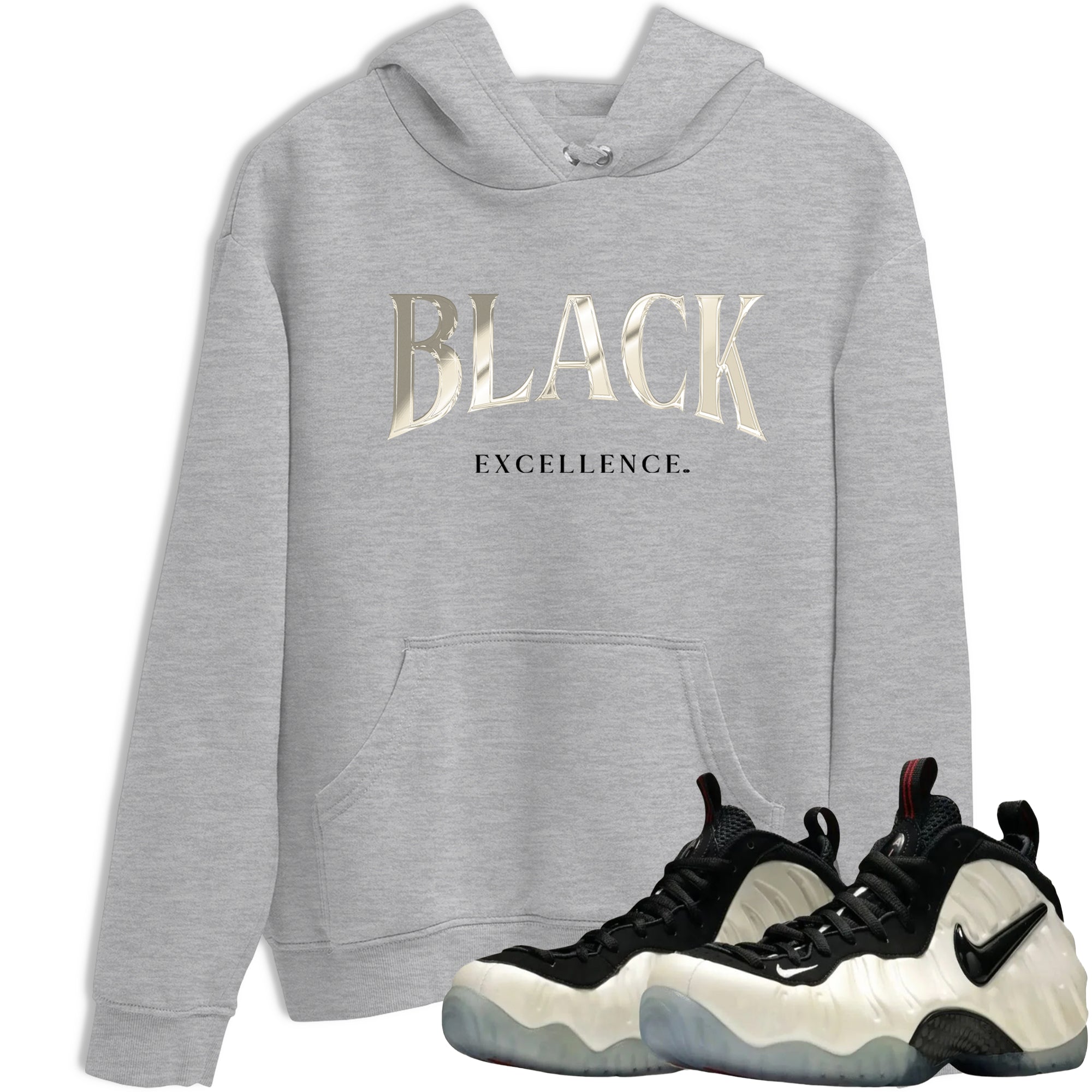 Sneaker Threads  Sneaker Tees To Match Air Foamposite One Pearl  Black Excellence Graphic Tee Heather Grey 1. Perfect for Jordan releases 2025 colorways.
