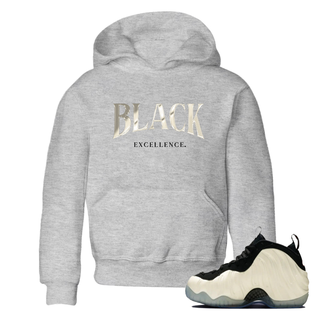 Sneaker Threads  Sneaker Tees To Match Air Foamposite One Pearl  Black Excellence Youth Graphic Tee Heather Grey 1. Perfect for Jordan releases 2025 colorways.