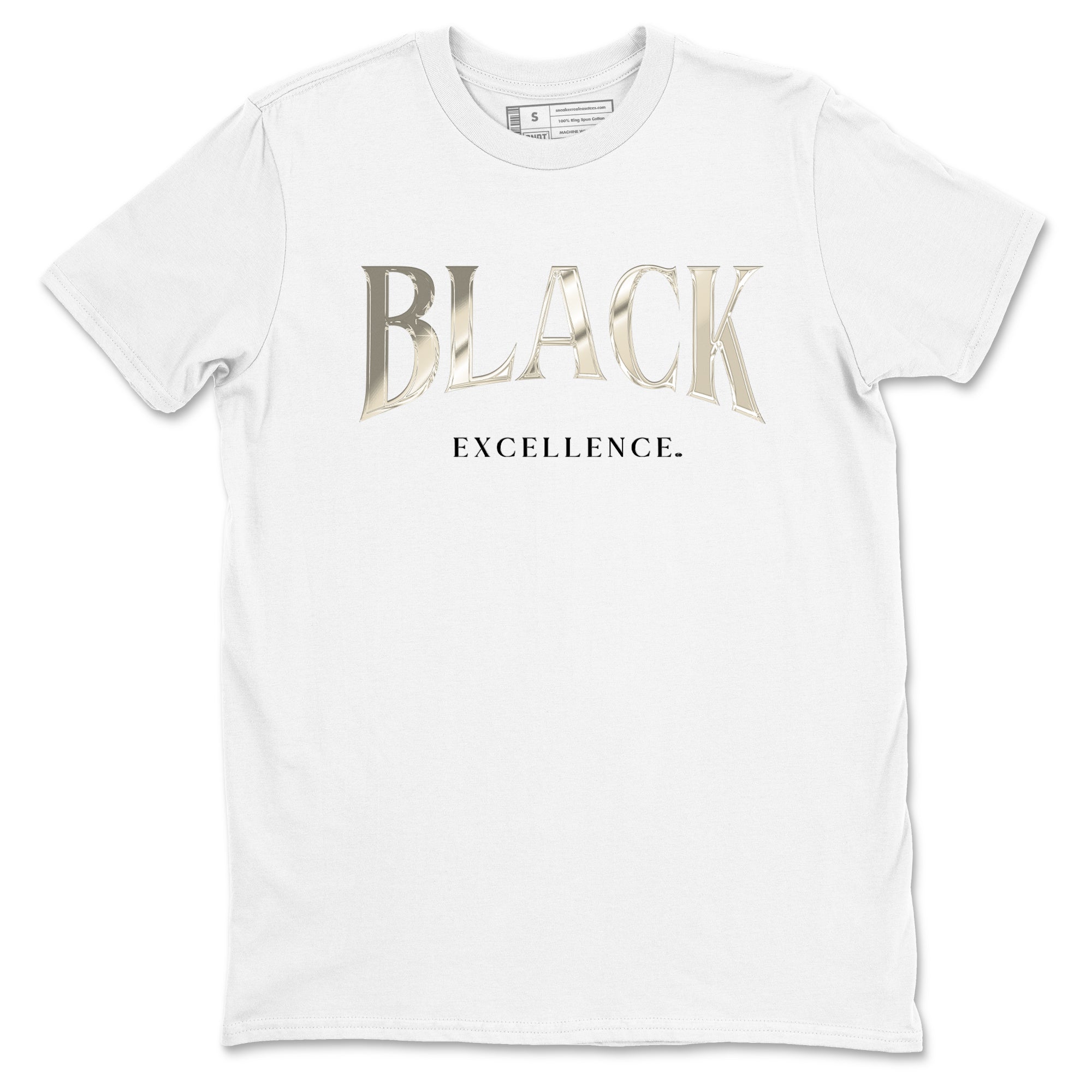 Sneaker Threads  Sneaker Tees To Match Air Foamposite One Pearl  Black Excellence Graphic Tee White 2. Perfect for Jordan releases 2025 colorways.