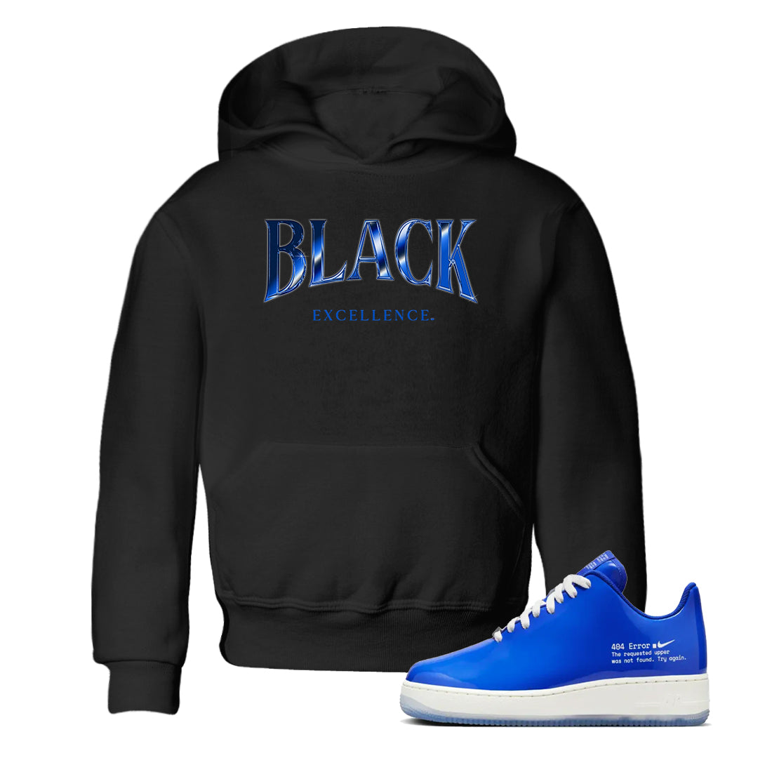 Air Force 1 404 Error shirt to match jordans Black Excellence sneaker tees Air Force 1 404 Error Drip Gear Zone baby toddler Black 1 cotton Shirt
