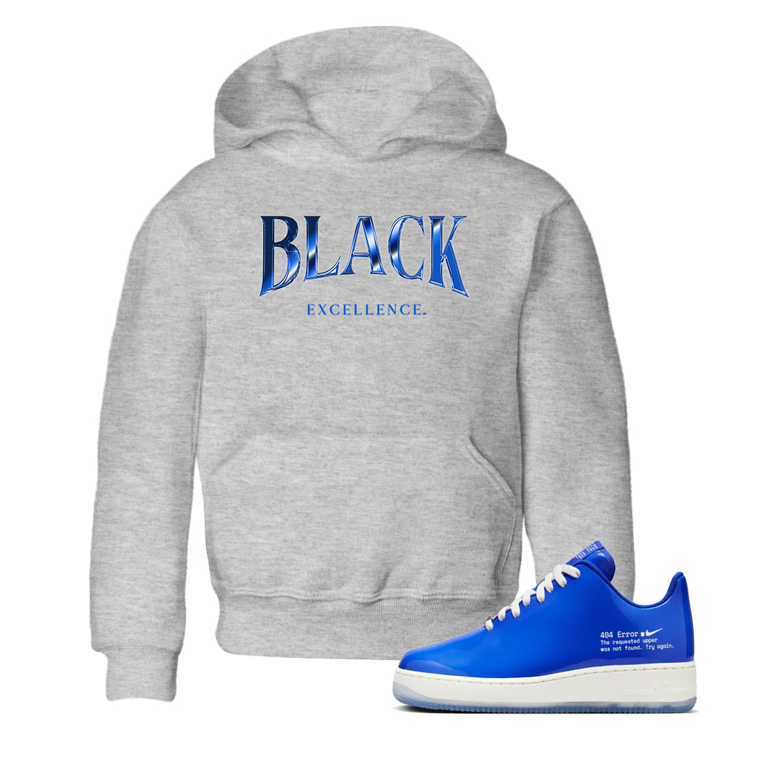 Air Force 1 404 Error shirt to match jordans Black Excellence sneaker tees Air Force 1 404 Error Drip Gear Zone baby toddler Heather Grey 1 cotton Shirt