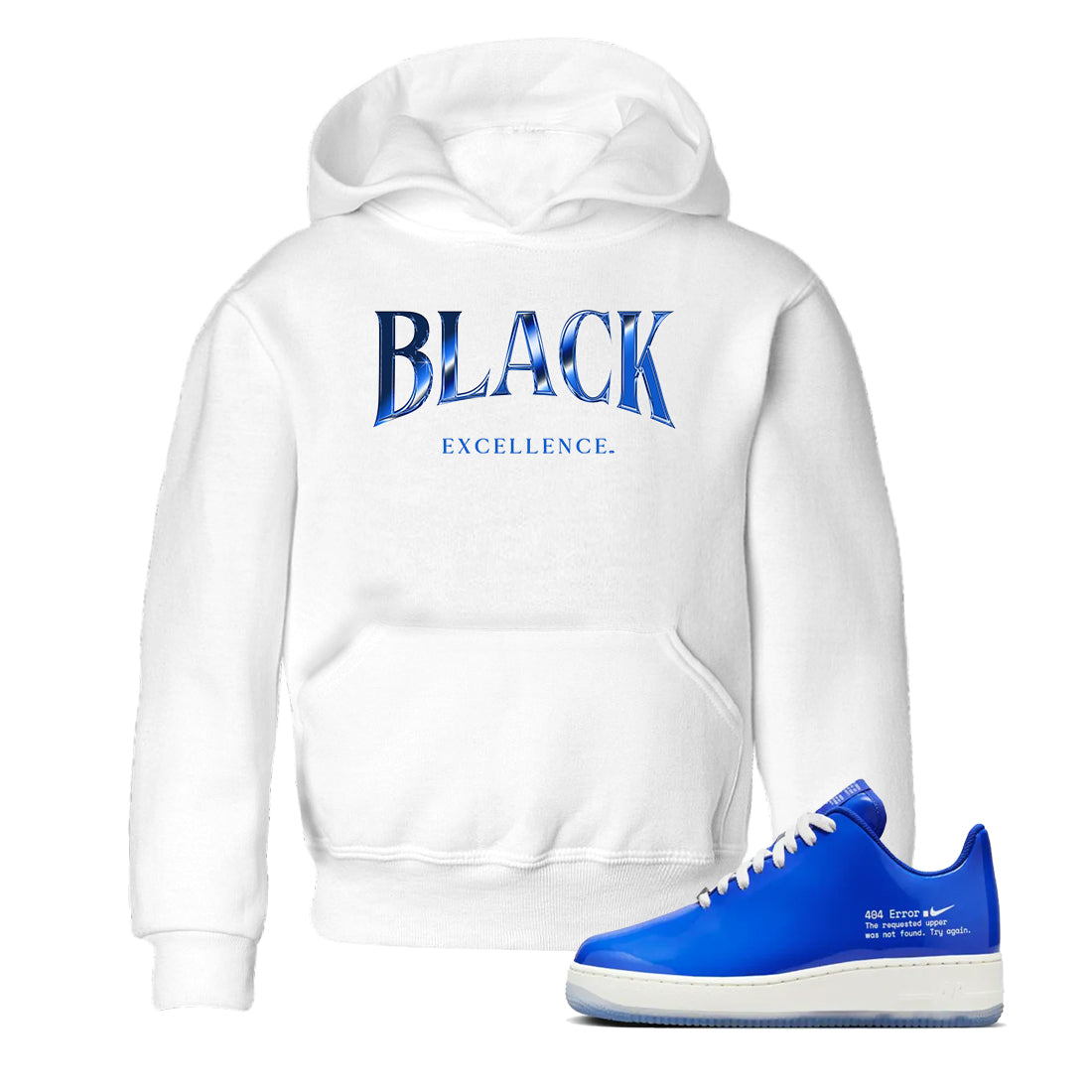 Air Force 1 404 Error shirt to match jordans Black Excellence sneaker tees Air Force 1 404 Error Drip Gear Zone baby toddler White 1 cotton Shirt