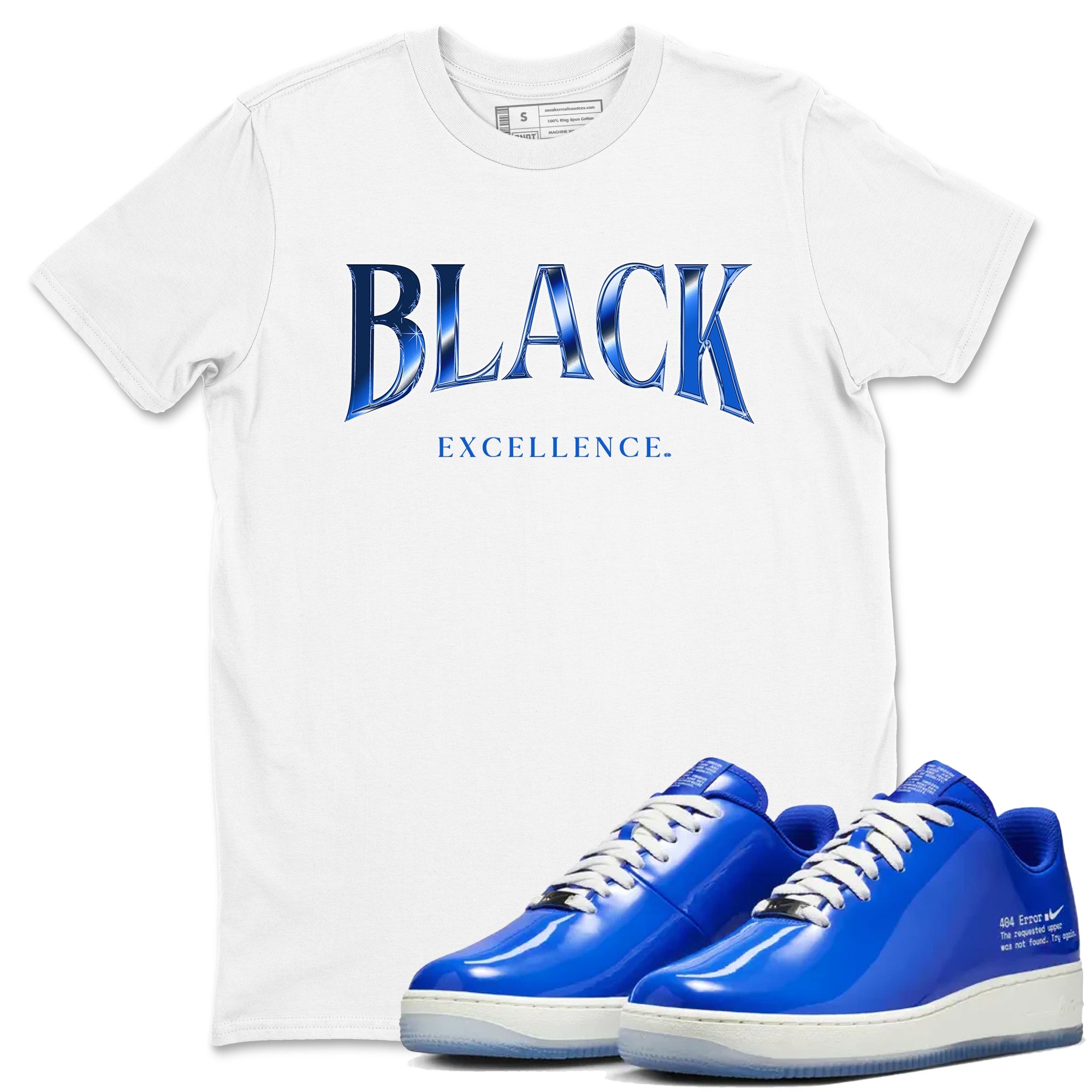 Air Force 1 404 Error shirt to match jordans Black Excellence sneaker tees Air Force 1 404 Error Drip Gear Zone unisex cotton White 1 crew neck shirt
