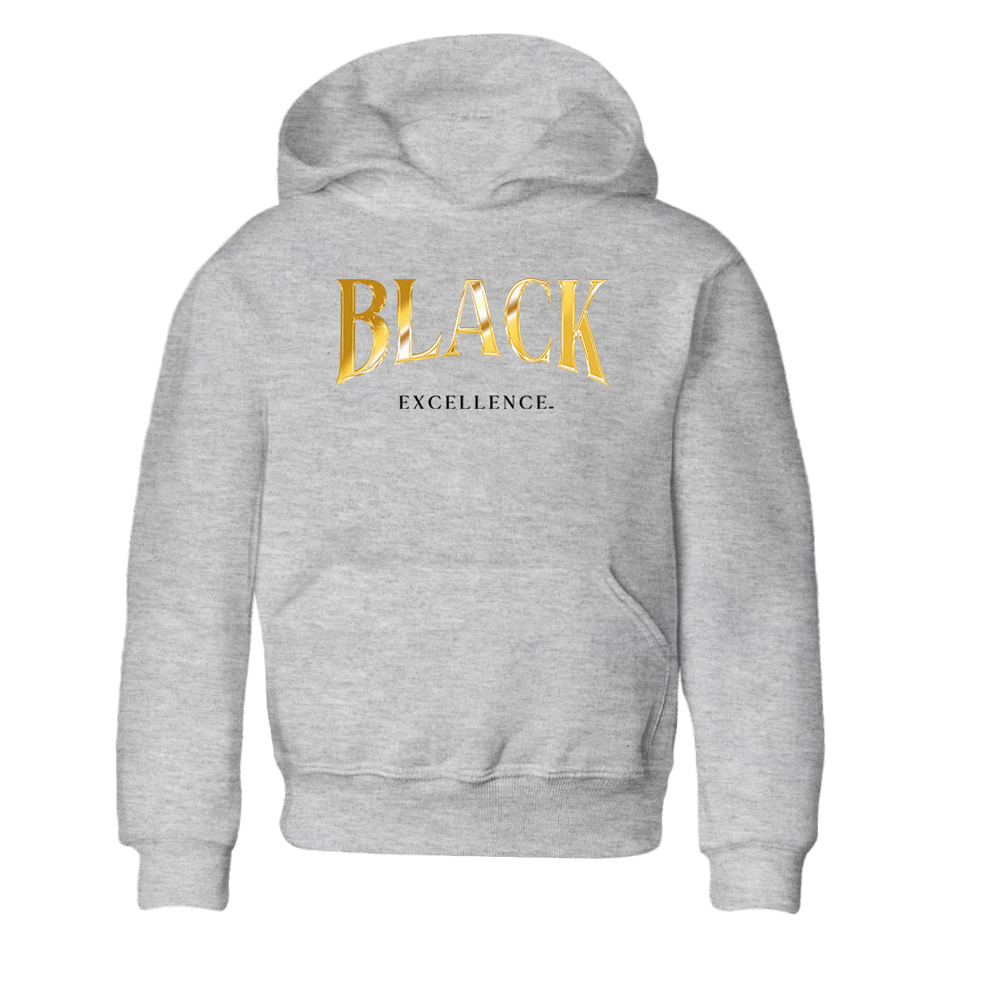 1s Black Metallic Gold shirts to match jordans Black Excellence sneaker match tees Air Jordan 1 Black Metallic Gold Drip Gear Zone Youth Baby Heather Grey 2 crew neck shirts