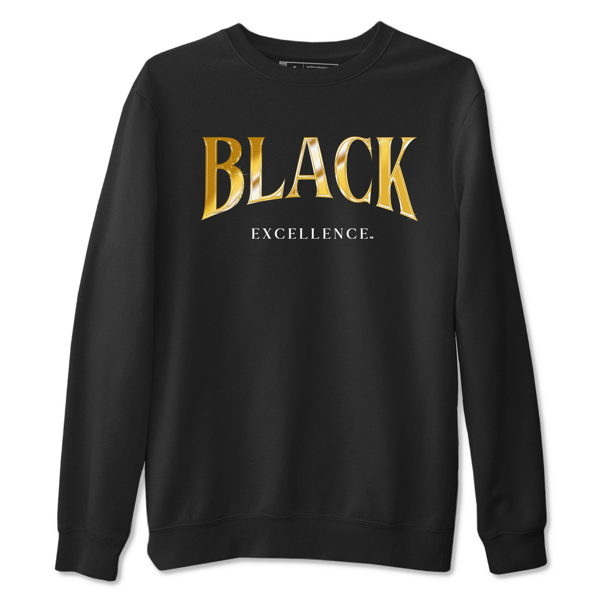 1s Black Metallic Gold shirts to match jordans Black Excellence sneaker match tees Air Jordan 1 Black Metallic Gold Drip Gear Zone unisex cotton Black 2 crew neck shirts