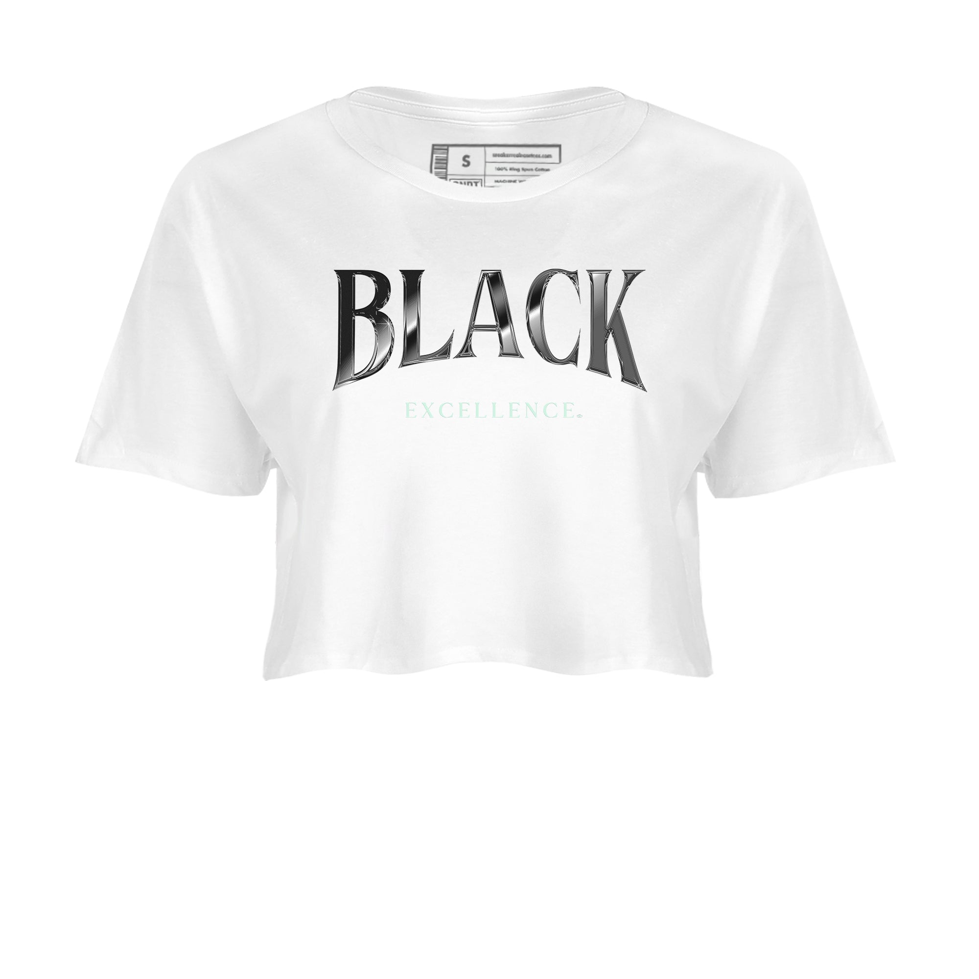 3s Green Glow shirt to match jordans Black Excellence sneaker tees Air Jordan 3 Green Glow Drip Gear Zone White 2 crop length shirt