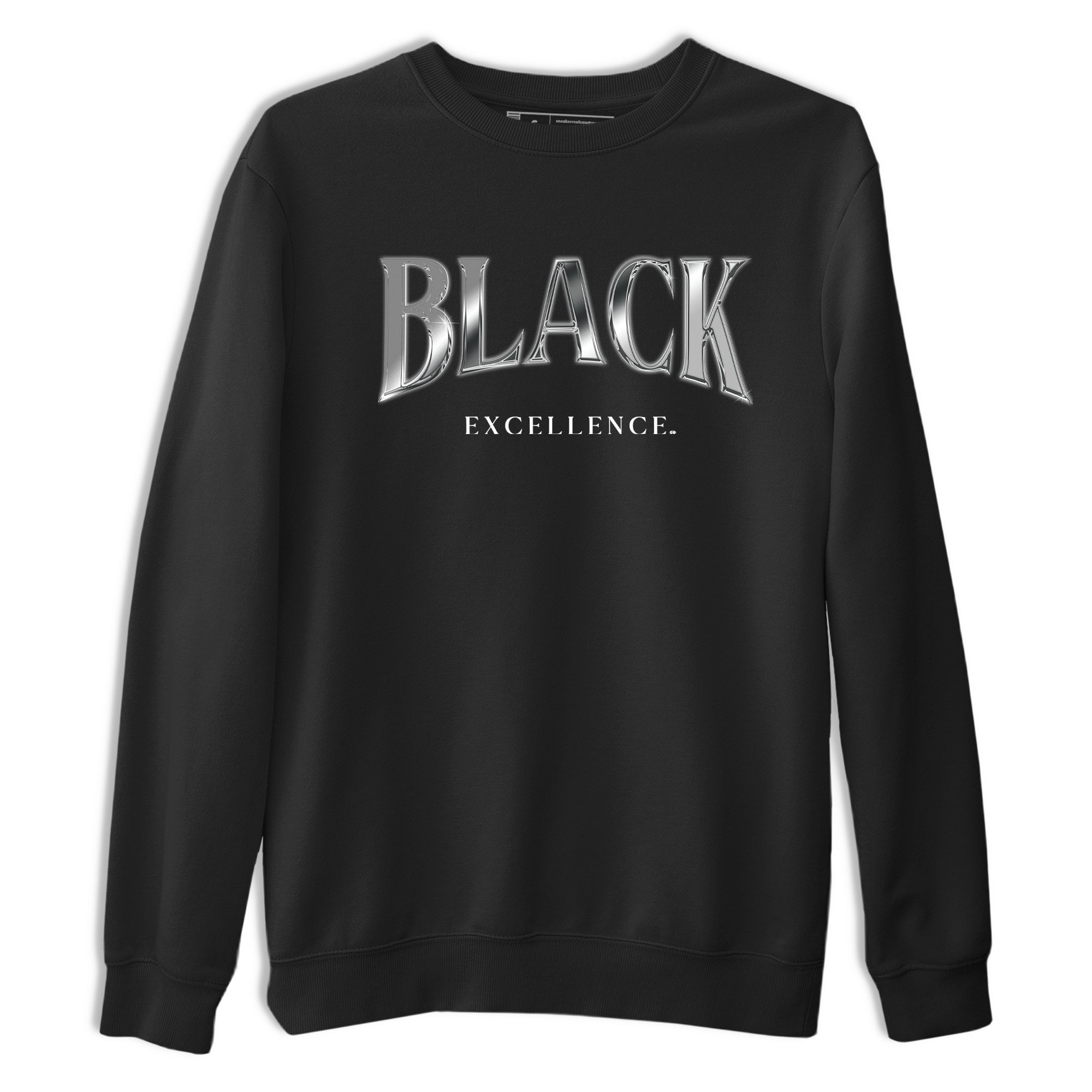 Sneaker Threads  Sneaker Tees To Match Air Jordan 4 Black Cat  Black Excellence Graphic Tee Black 2. Perfect for Jordan releases 2025 colorways.