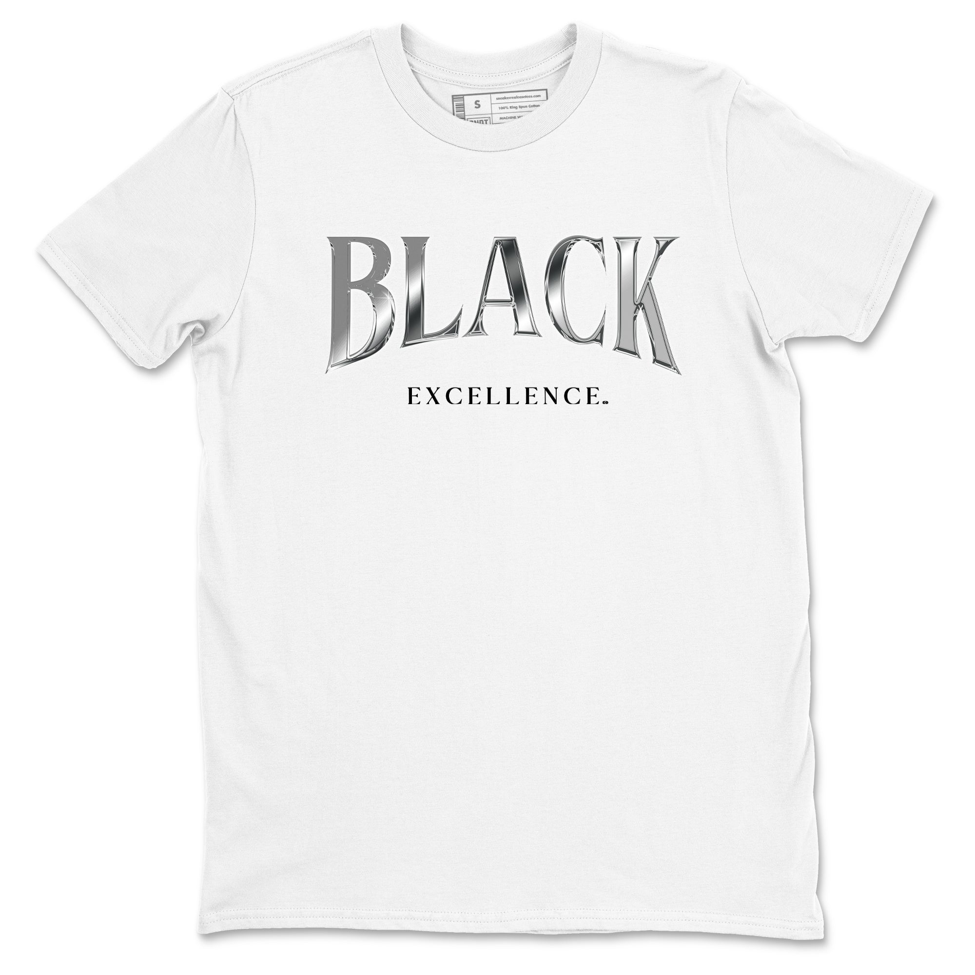 Sneaker Threads  Sneaker Tees To Match Air Jordan 4 Black Cat  Black Excellence Graphic Tee White 2. Perfect for Jordan releases 2025 colorways.