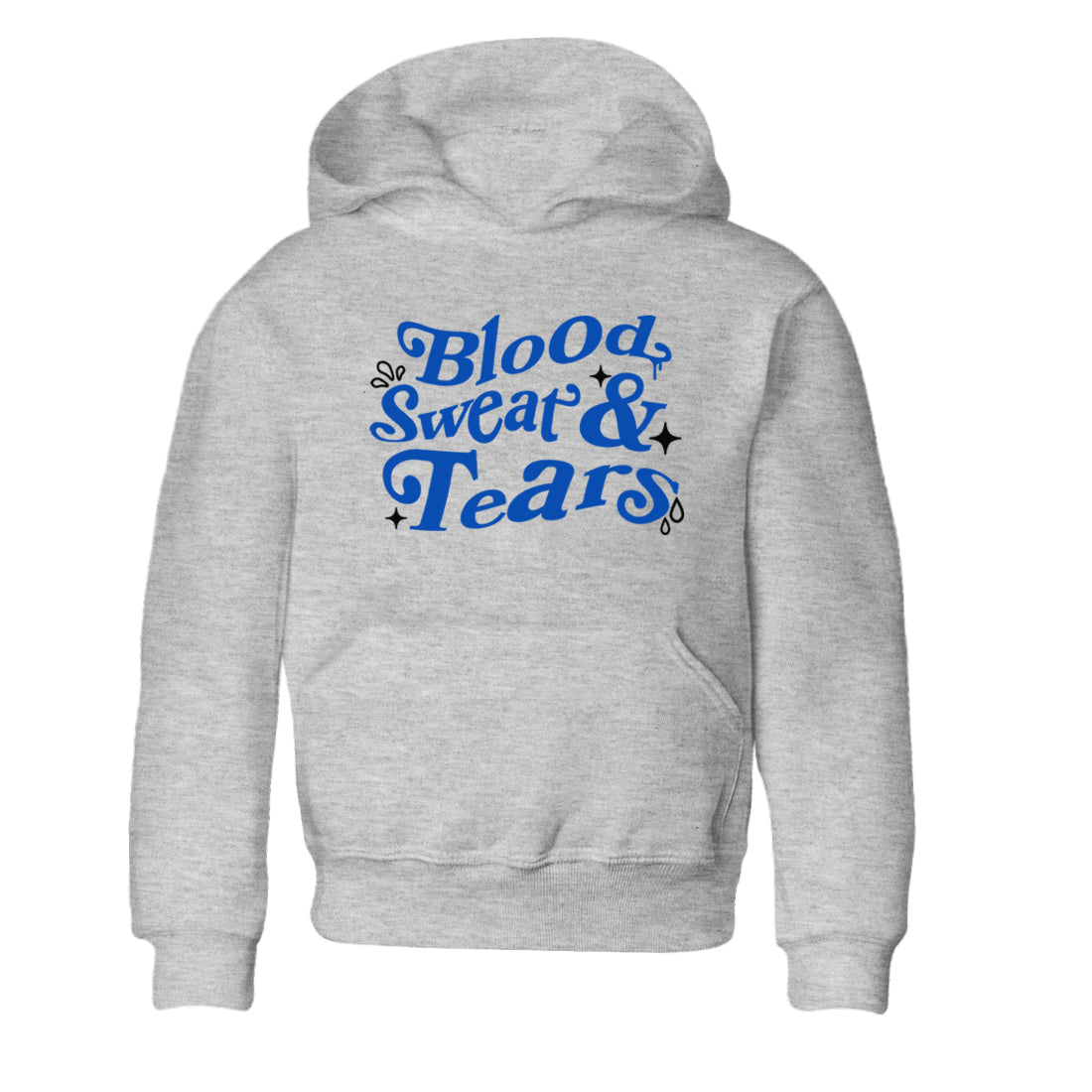 1s Game Royal shirts to match jordans Blood Sweat Tears sneaker match tees Air Jordan 1 Game Royal match shoes to clothes Drip Gear Zone Youth Baby Heather Grey 2 tee