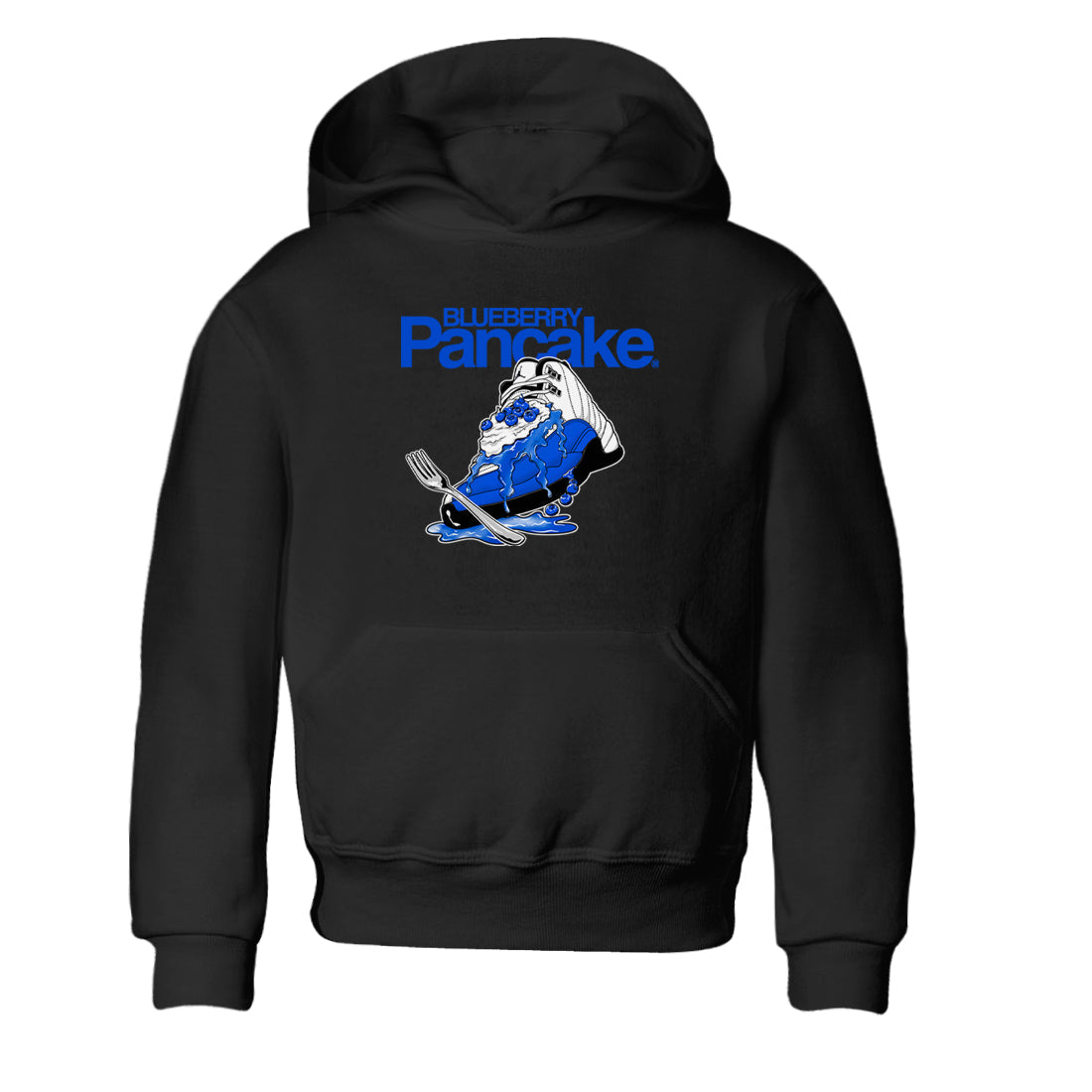 12s Blueberry shirts to match jordans Blueberry Pancake sneaker match tees Air Jordan 12 Blueberry Drip Gear Zone streetwear brand Baby and Youth Black 2 cotton tee