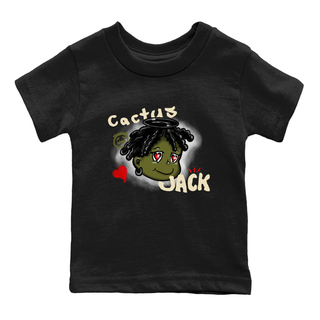 Jordan 1 Olive t shirts to match sneakers Born Blessed sneaker match tees Air Jordan 1 Low x Travis Scott Reverse Olive tee Drip Gear Zone Youth Baby Black 2 tee