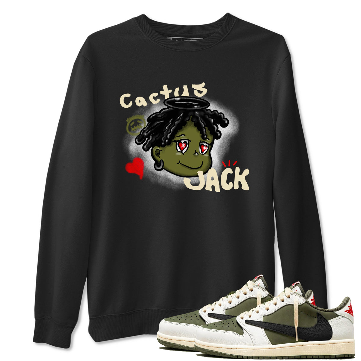 Jordan 1 Olive t shirts to match sneakers Born Blessed sneaker match tees Air Jordan 1 Low x Travis Scott Reverse Olive tee Drip Gear Zone unisex cotton Black 1 shirts