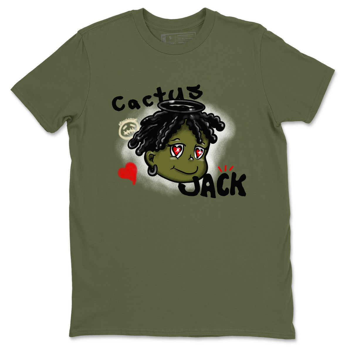 Jordan 1 Olive t shirts to match sneakers Born Blessed sneaker match tees Air Jordan 1 Low x Travis Scott Reverse Olive tee Drip Gear Zone unisex cotton Military Green 2 shirts
