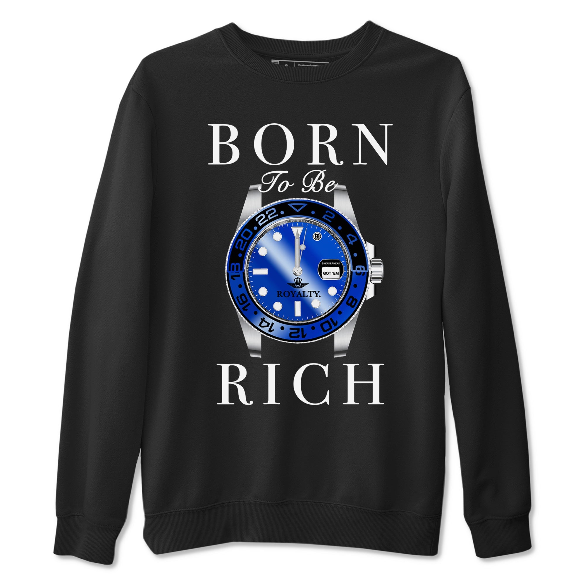 Foams One Royal shirts to match jordans Born To Be Rich sneaker match tees Air Foamposite One Royal match shoes to clothes Drip Gear Zone unisex cotton Black 2 shirts
