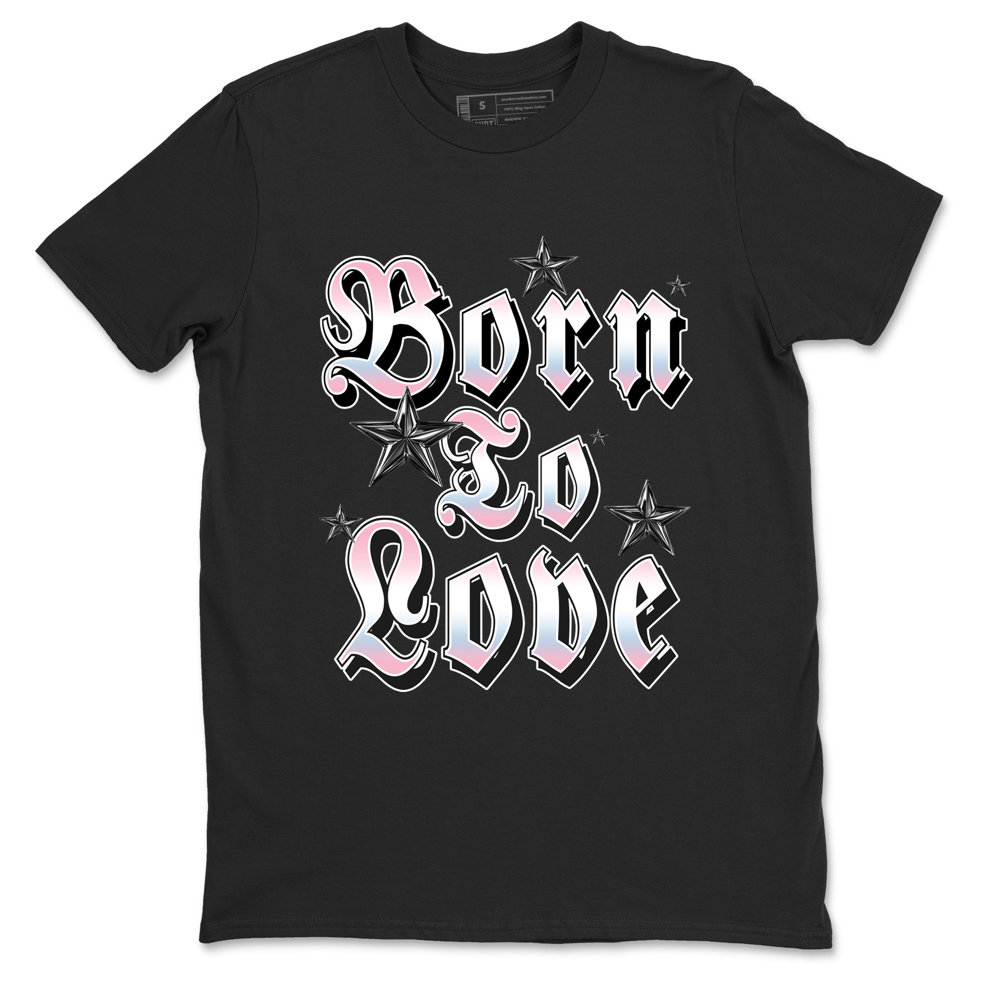 Sneaker match tees  Sneaker Tees To Match Air Jordan 5 Medium Soft Pink Shoes  Born To Love Tee Black 2