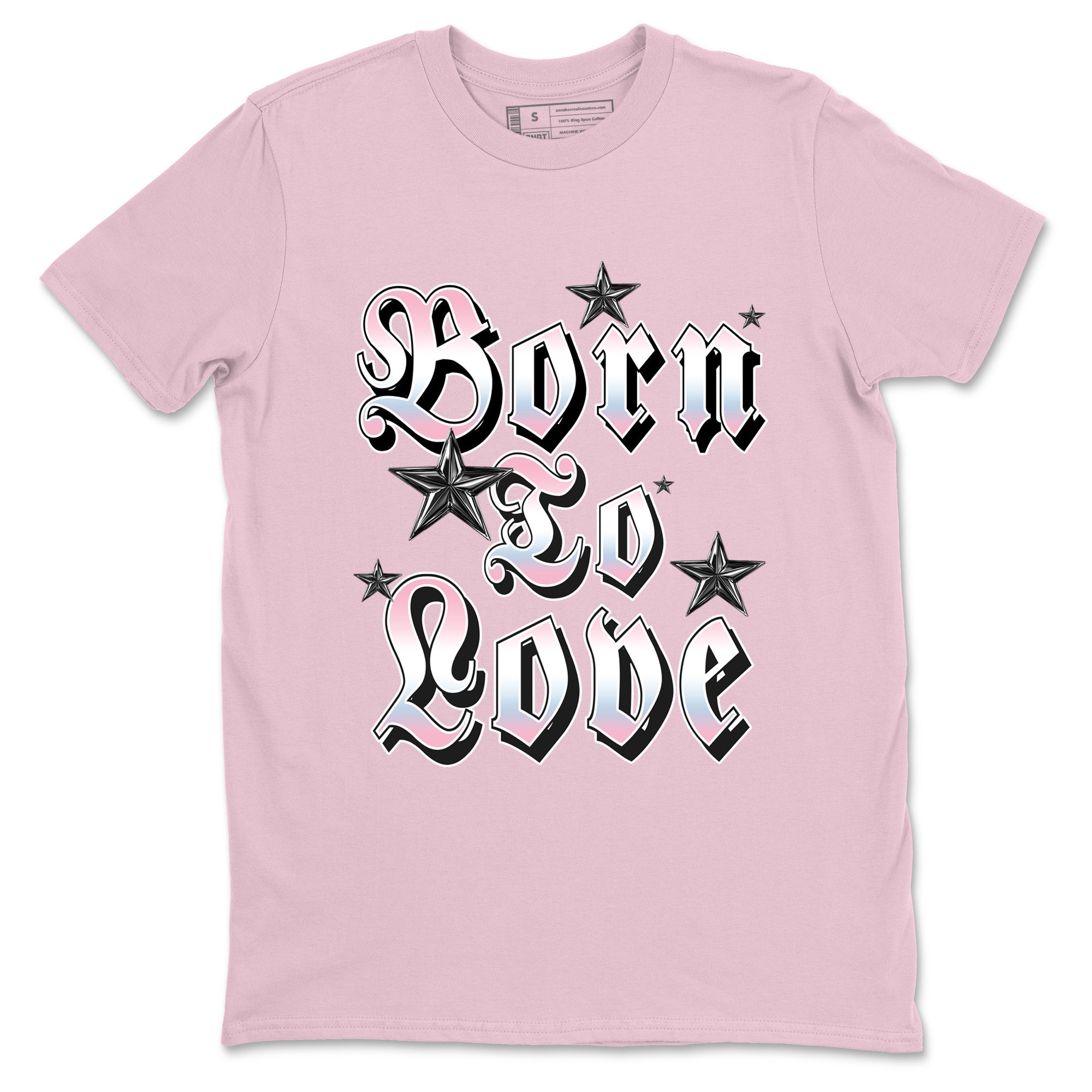 Sneaker match tees  Sneaker Tees To Match Air Jordan 5 Medium Soft Pink Shoes  Born To Love Tee Pink 2