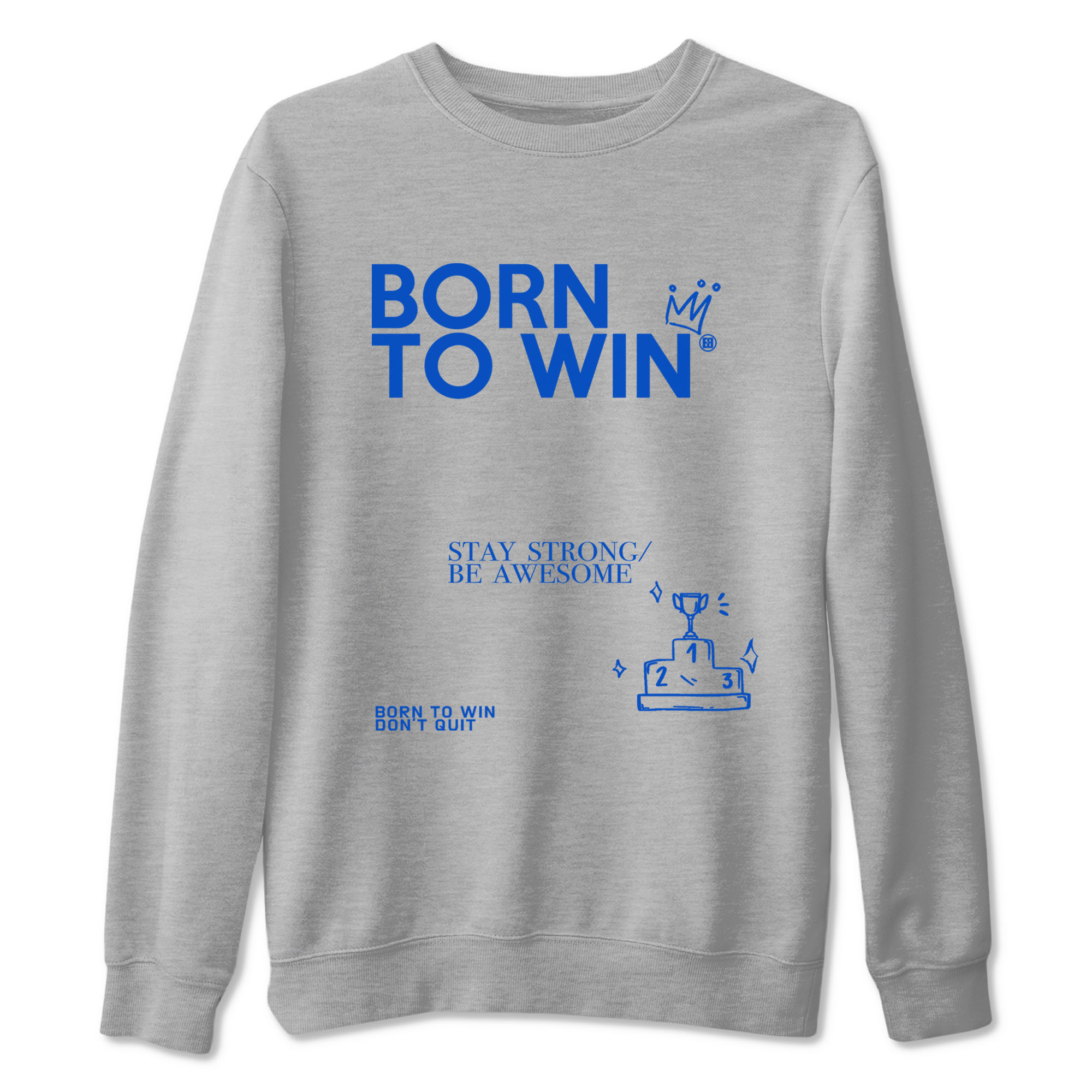 Yeezy Slide Azure shirts to match jordans Born To Win sneaker match tees Yeezy Slide Azure Drip Gear Zone streetwear brand Heather Grey 2 unisex cotton tee