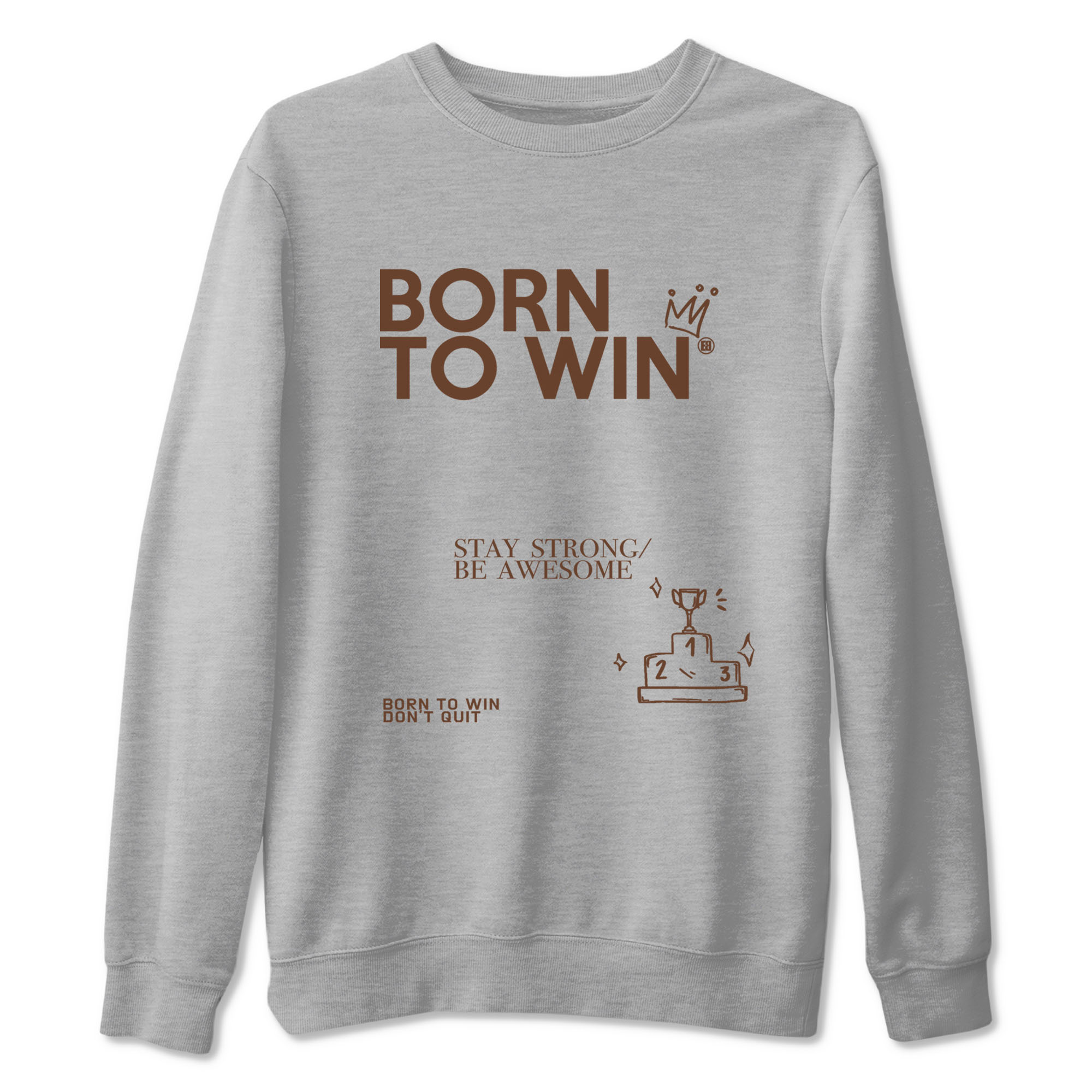 Yeezy Slide Flax shirts to match jordans Born To Win sneaker match tees Yeezy Slide Flax Drip Gear Zone streetwear brand Heather Grey 2 unisex cotton tee