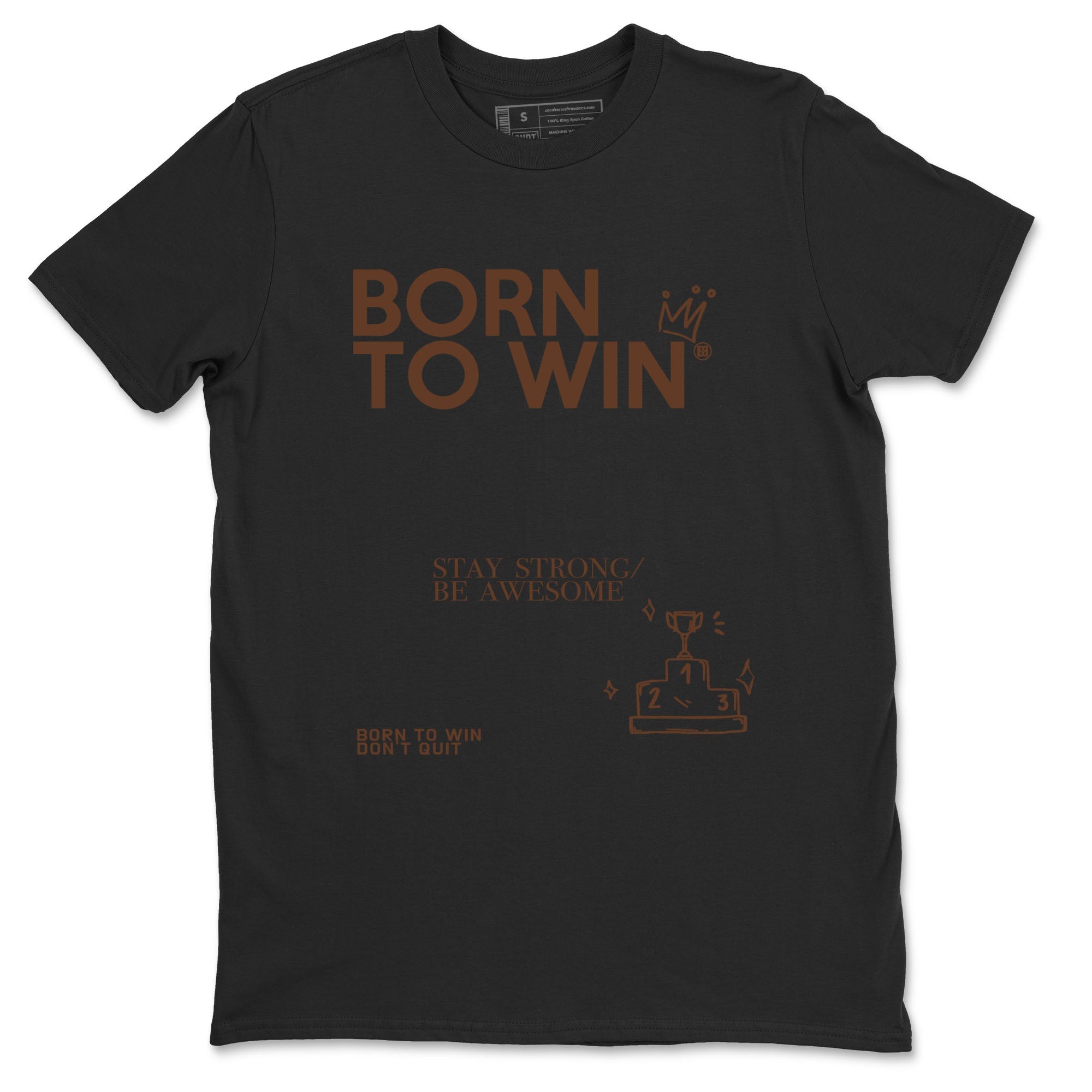 Yeezy Slide Flax shirts to match jordans Born To Win sneaker match tees Yeezy Slide Flax Drip Gear Zone streetwear brand Black 2 unisex cotton tee