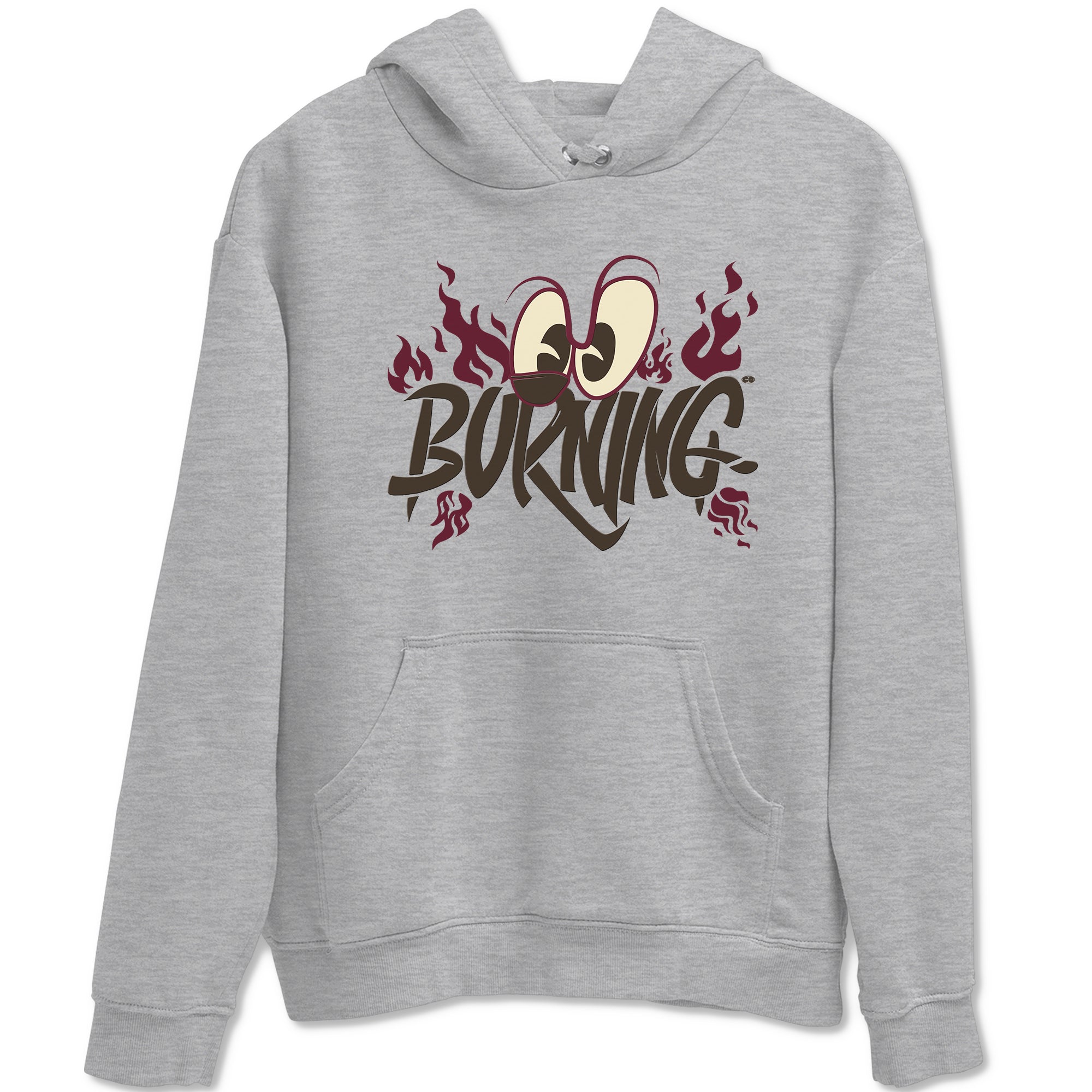 3s A Ma Maniere x Burgundy Crush shirts to match jordans Burning sneaker match tees A Ma Maniere x Air Jordan 3 Burgundy Crush Sneaker Release Tees unisex cotton Heather Grey 2 crew neck shirts