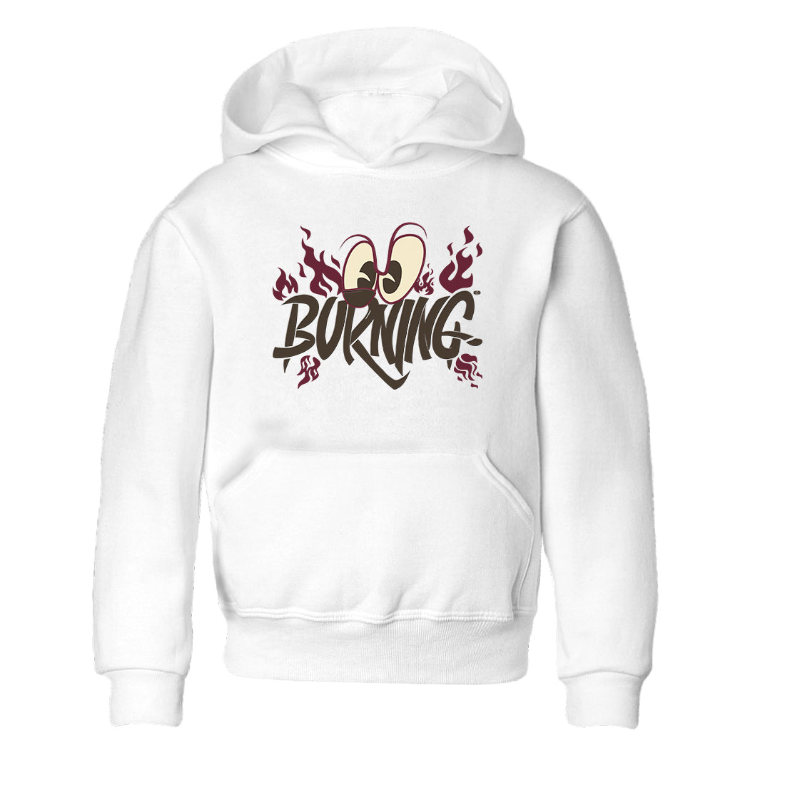 3s A Ma Maniere x Burgundy Crush shirts to match jordans Burning sneaker match tees A Ma Maniere x Air Jordan 3 Burgundy Crush Sneaker Release Tees Youth Baby White 2 crew neck shirts