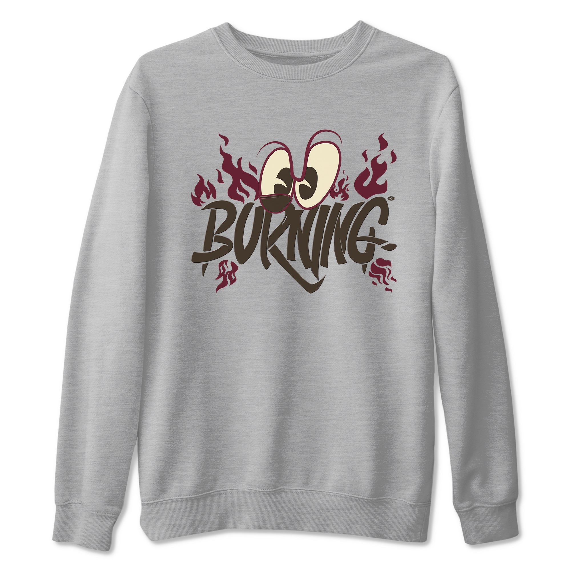 3s A Ma Maniere x Burgundy Crush shirts to match jordans Burning sneaker match tees A Ma Maniere x Air Jordan 3 Burgundy Crush Sneaker Release Tees unisex cotton Heather Grey 2 crew neck shirts