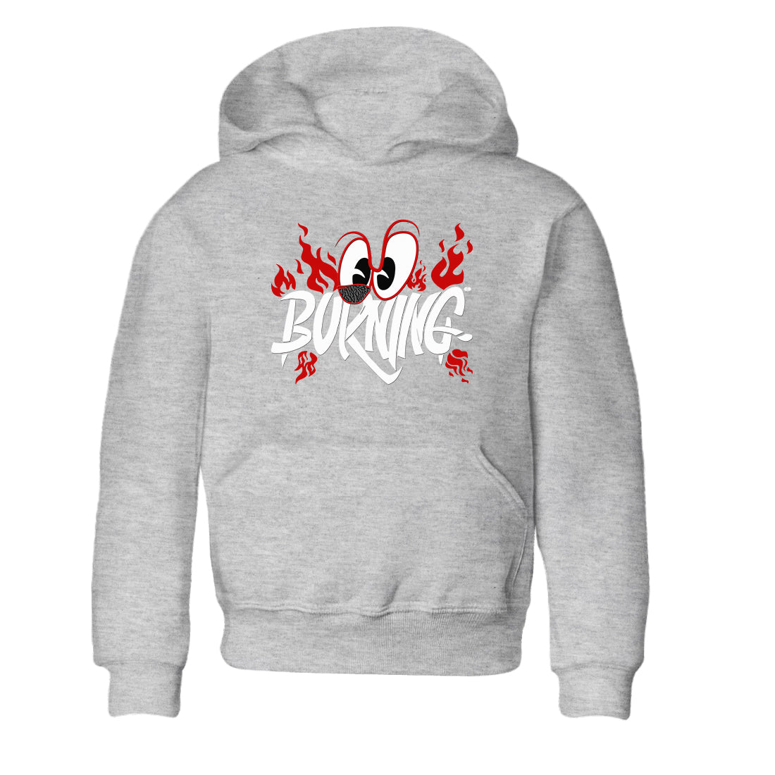 3s Cement Grey shirts to match jordans Burning sneaker match tees Air Jordan 3 Cement Grey match shoes to clothes Drip Gear Zone Youth Baby Heather Grey 2 tee