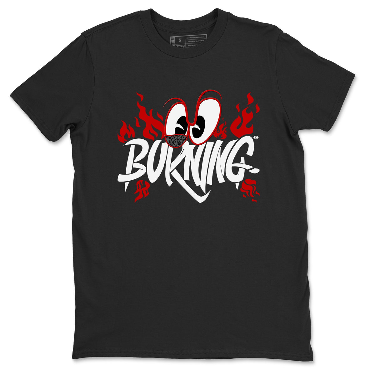 3s Cement Grey shirts to match jordans Burning sneaker match tees Air Jordan 3 Cement Grey match shoes to clothes Drip Gear Zone unisex cotton Black 2 shirts