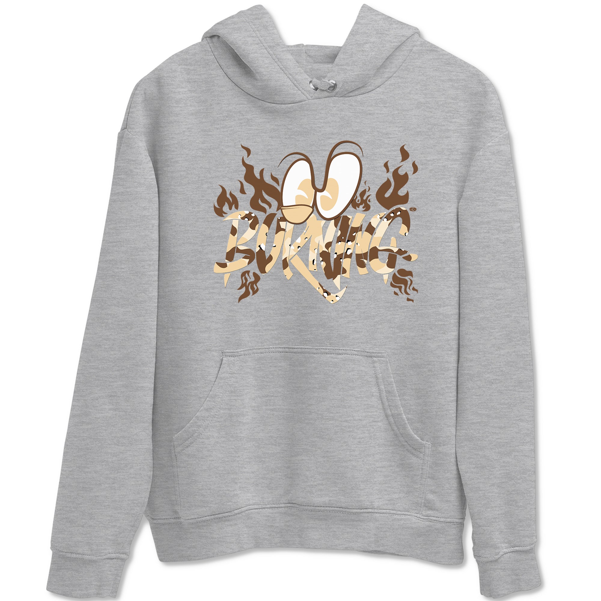 3s Desert Camo shirts to match jordans Burning sneaker match tees Air Jordan 3 Desert Camo Drip Gear Zone streetwear brand Heather Grey 2 unisex cotton tee