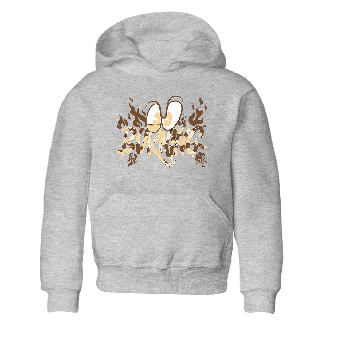 3s Desert Camo shirts to match jordans Burning sneaker match tees Air Jordan 3 Desert Camo Drip Gear Zone streetwear brand Baby and Youth Heather Grey 2 cotton tee