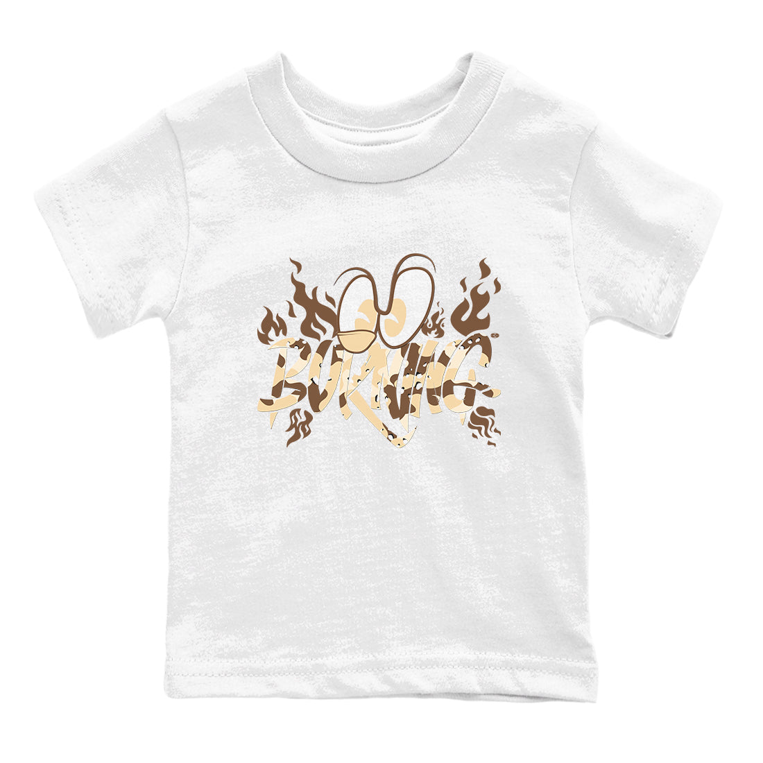 3s Desert Camo shirts to match jordans Burning sneaker match tees Air Jordan 3 Desert Camo Drip Gear Zone streetwear brand Baby and Youth White 2 cotton tee