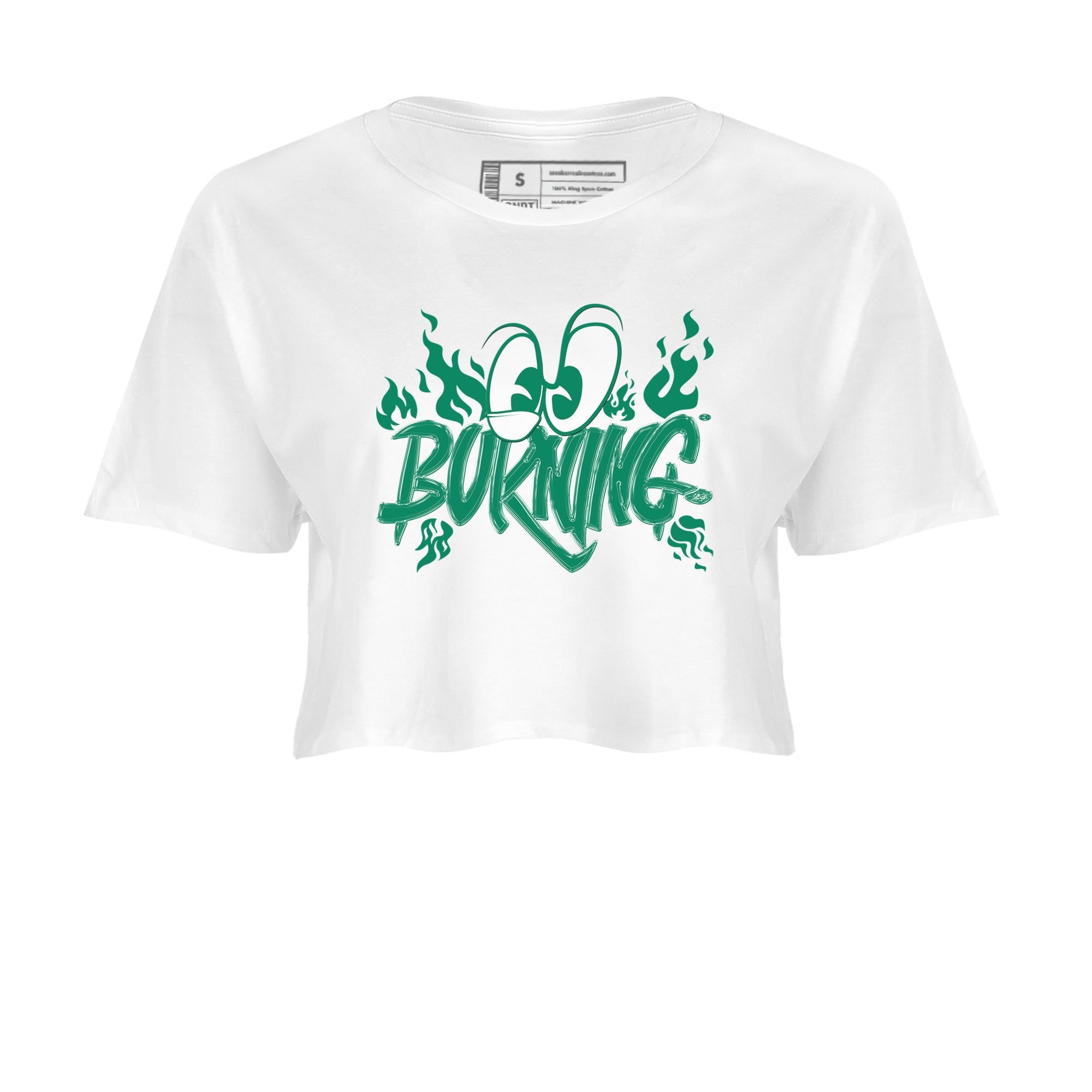 4s Oxidized Green shirts to match jordans Burning sneaker match tees Air Jordan 4 Oxidized Green Drip Gear Zone streetwear brand White 2 crop tee