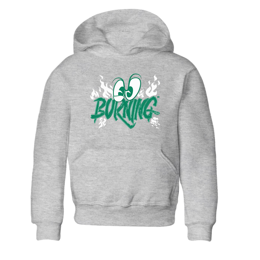 4s Oxidized Green shirts to match jordans Burning sneaker match tees Air Jordan 4 Oxidized Green Drip Gear Zone streetwear brand Baby and Youth Heather Grey 2 cotton tee