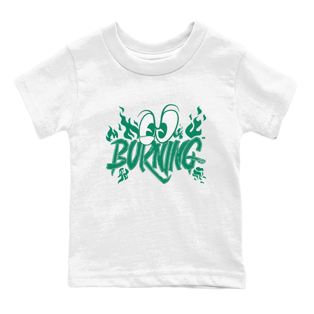 4s Oxidized Green shirts to match jordans Burning sneaker match tees Air Jordan 4 Oxidized Green Drip Gear Zone streetwear brand Baby and Youth White 2 cotton tee