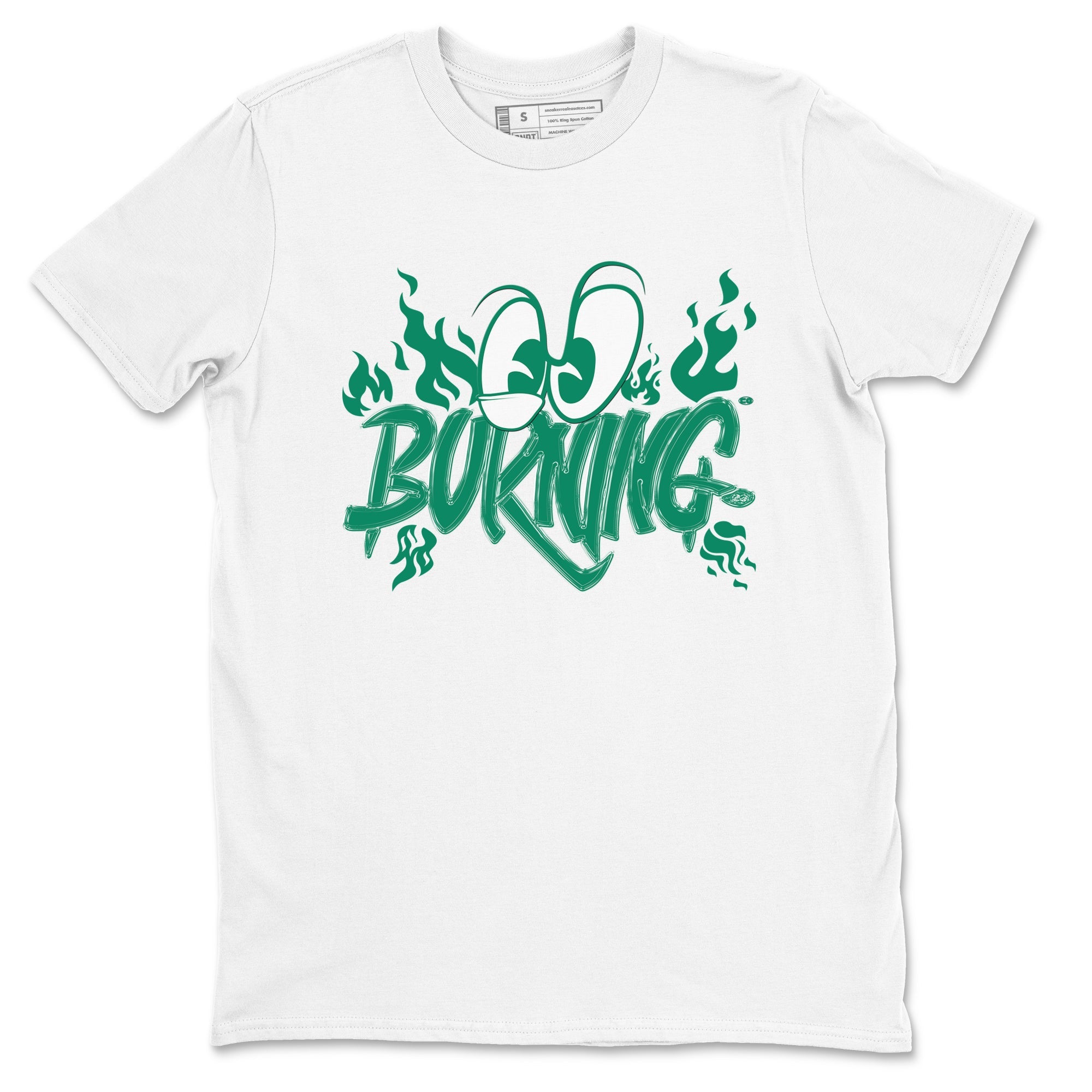4s Oxidized Green shirts to match jordans Burning sneaker match tees Air Jordan 4 Oxidized Green Drip Gear Zone streetwear brand White 2 unisex cotton tee