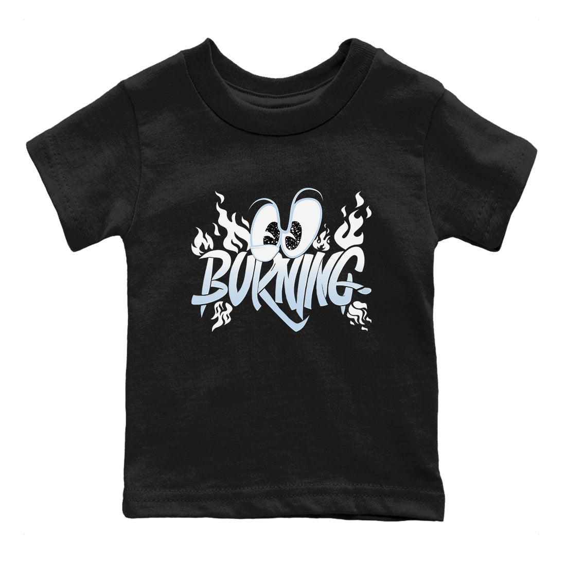 AJ6 Reverse Cookies shirts to match jordans Burning sneaker match tees Air Jordan 6 Reverse Cookies Drip Gear Zone streetwear brand Baby and Youth Black 2 cotton tee