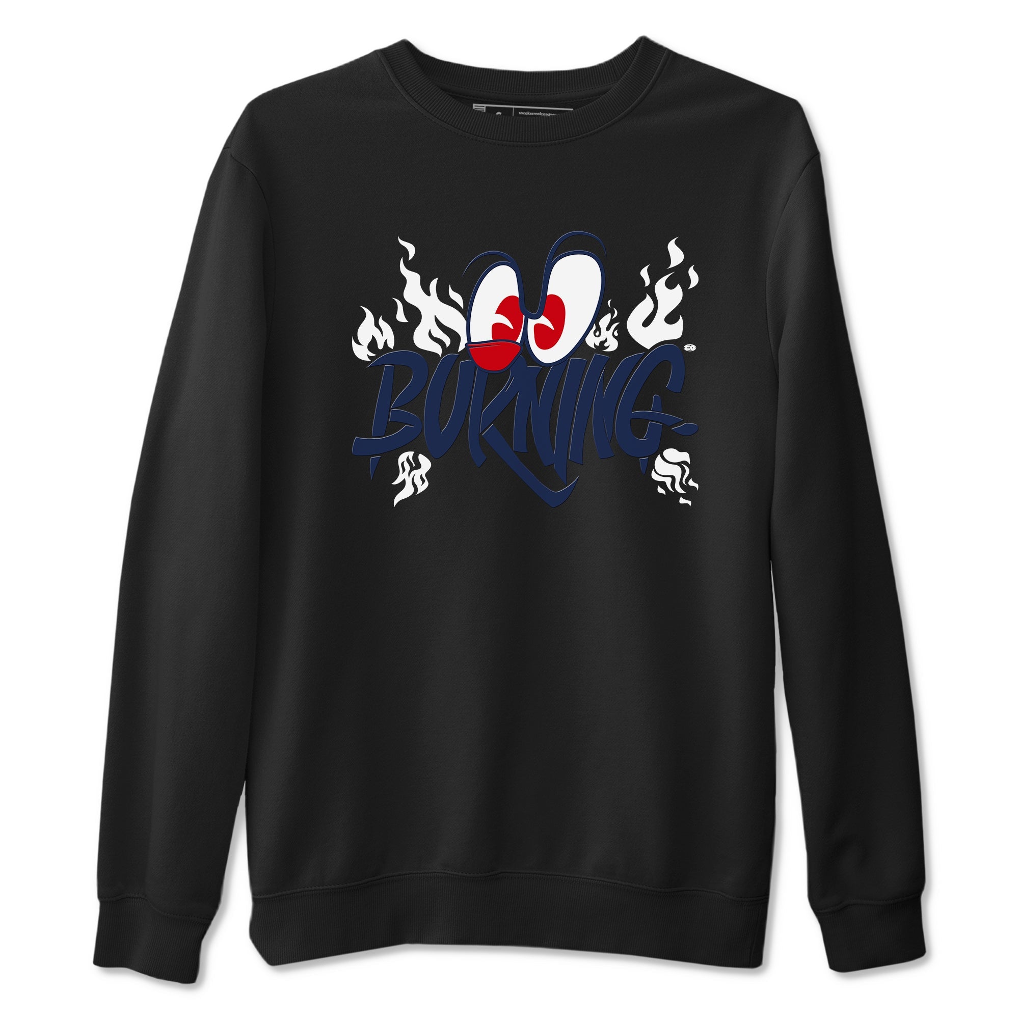 6s White And Midnight Navy shirts to match jordans Burning sneaker match tees Air Jordan 6 White And Midnight Navy Drip Gear Zone unisex cotton Black 2 crew neck shirts