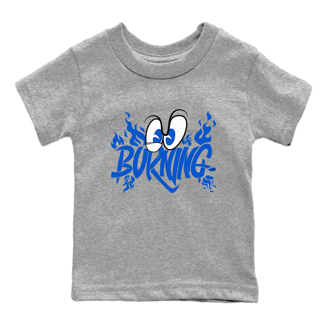 Yeezy Slide Azure shirts to match jordans Burning sneaker match tees Yeezy Slide Azure Drip Gear Zone streetwear brand Baby and Youth Heather Grey 2 cotton tee