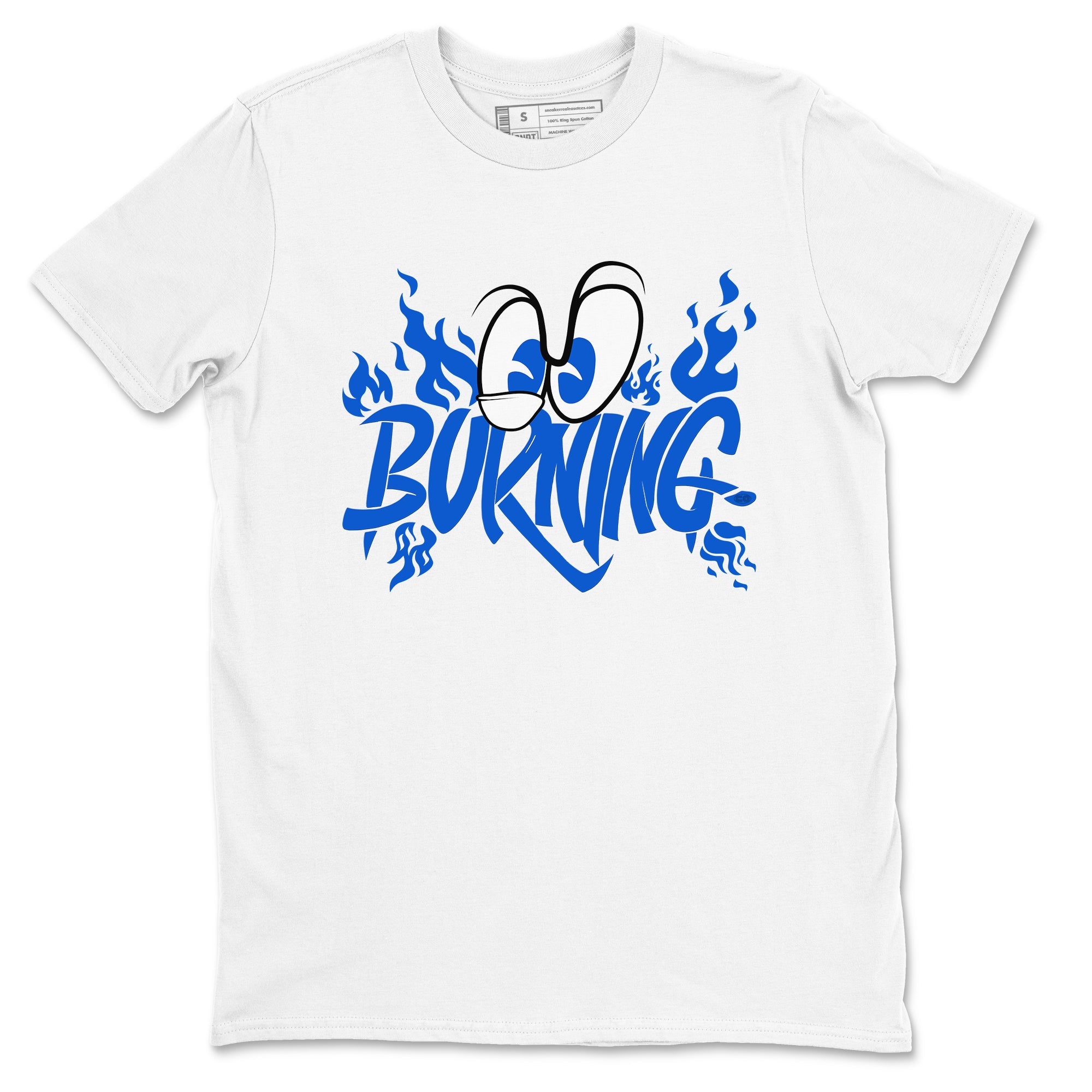 Yeezy Slide Azure shirts to match jordans Burning sneaker match tees Yeezy Slide Azure Drip Gear Zone streetwear brand White 2 unisex cotton tee