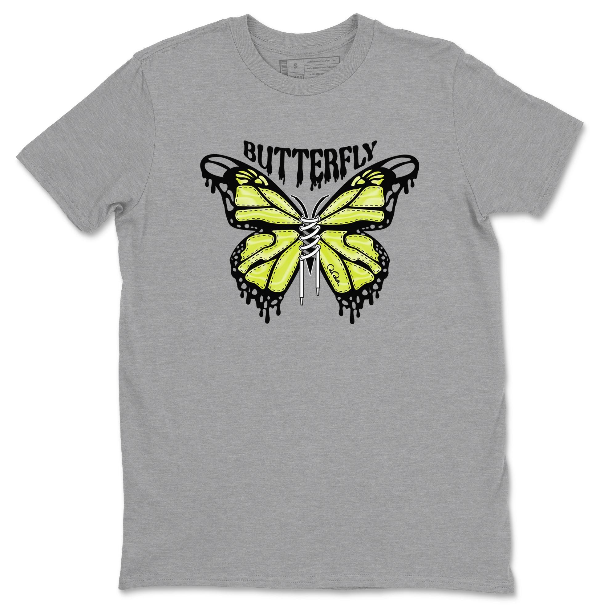 Dunk Halloween shirt to match jordans Butterfly sneaker tees halloween horror nights Nike Dunk Halloween Drip Gear Zone Unisex Heather Grey 2 T-Shirt