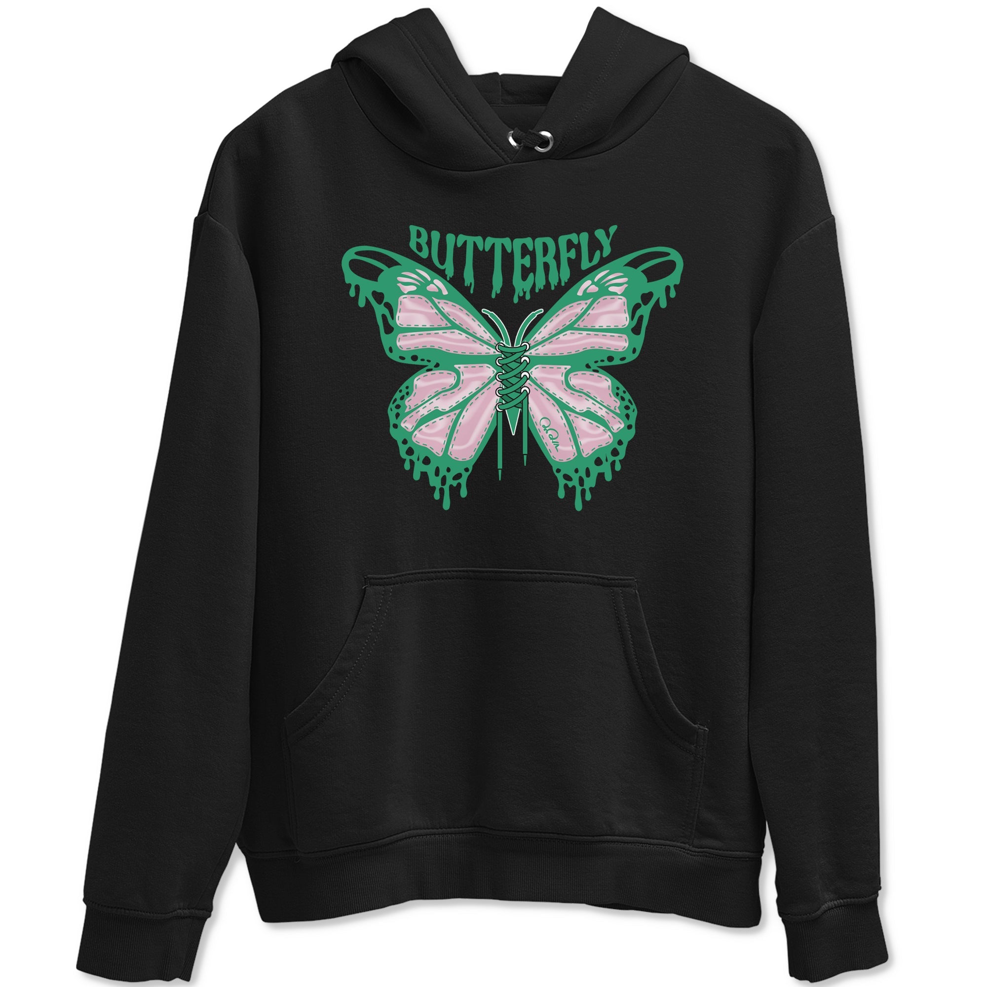 Dunk Low Medium Soft Pink Malachite shirt to match jordans Butterfly sneaker tees Dunk Retro SE Medium Soft Pink Malachite Drip Gear Zone unisex cotton Black 2 crew neck shirt